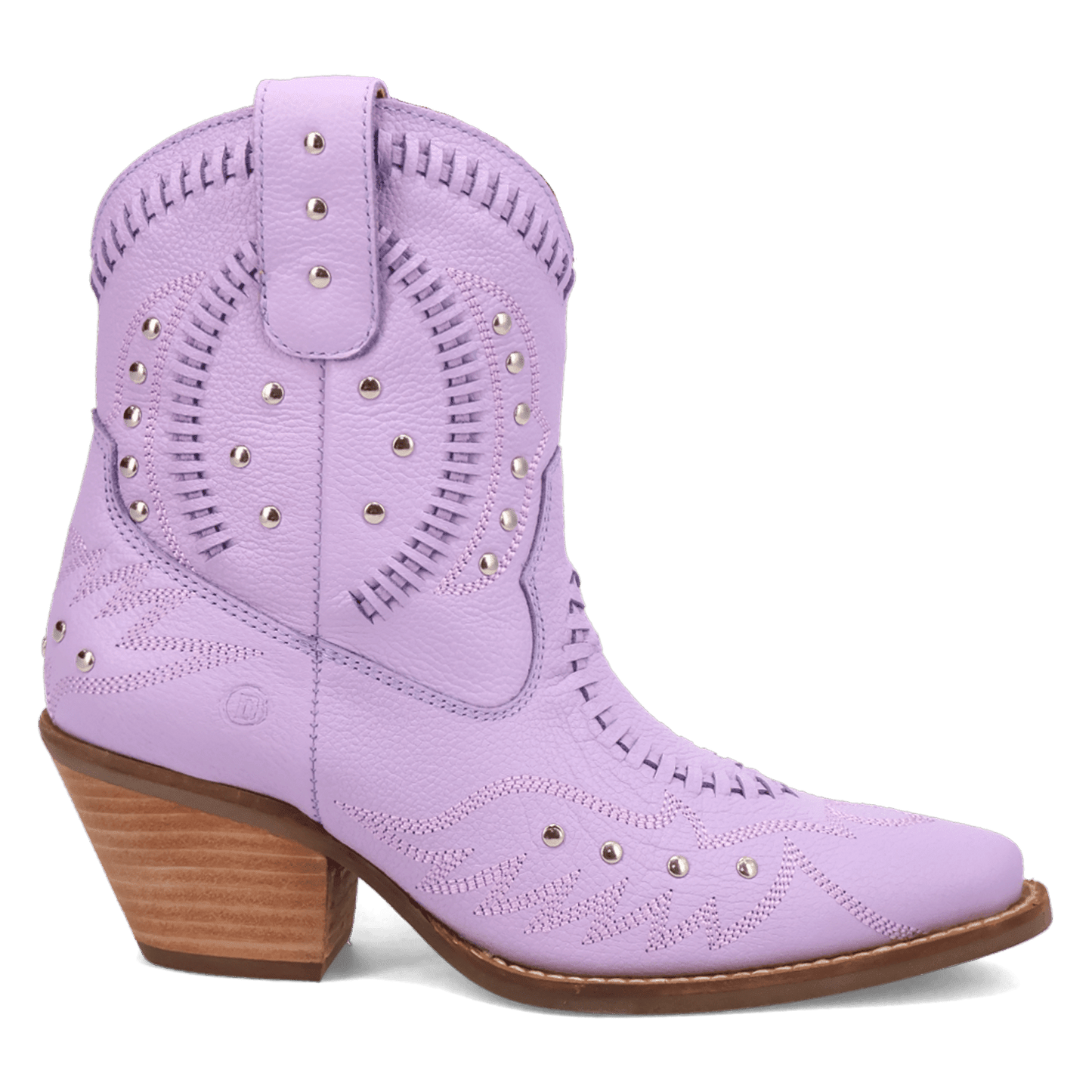 PRODUCT SHOT PRECIOUS LEATHER BOOTIE AT 90 DEGREE INSIDE ANGLE
