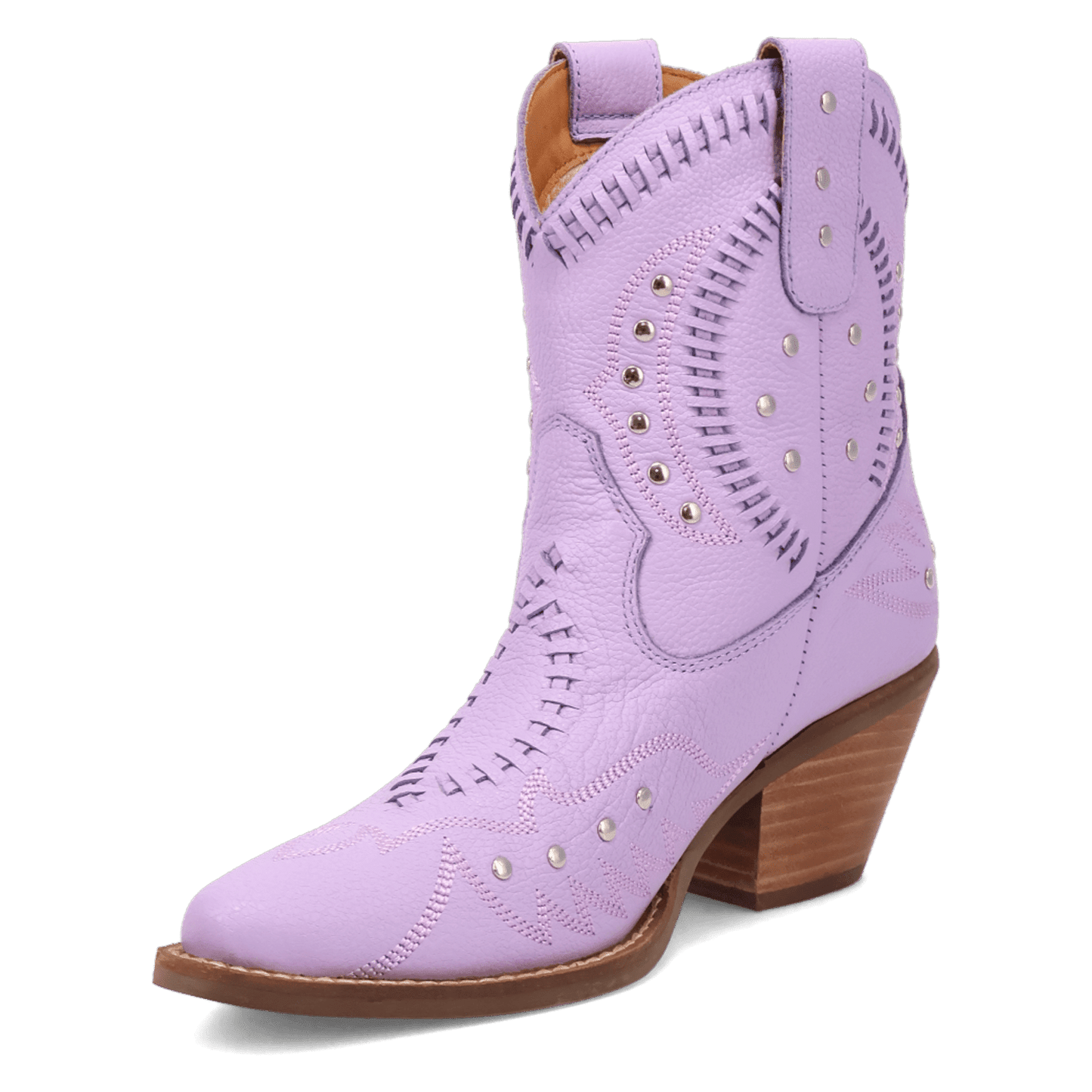 PRODUCT SHOT PRECIOUS LEATHER BOOTIE AT 225 DEGREE ANGLE