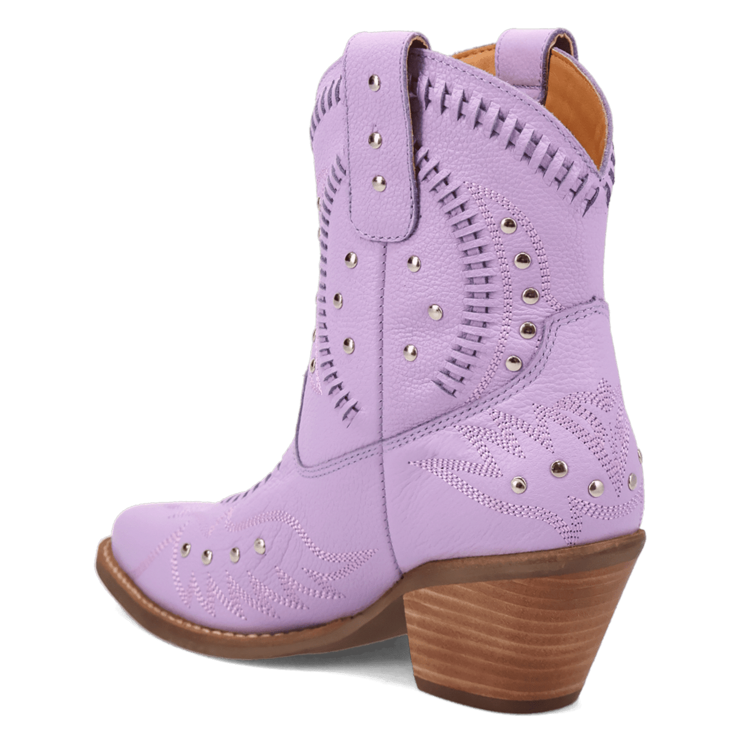 PRODUCT SHOT PRECIOUS LEATHER BOOTIE AT 270 DEGREE ANGLE