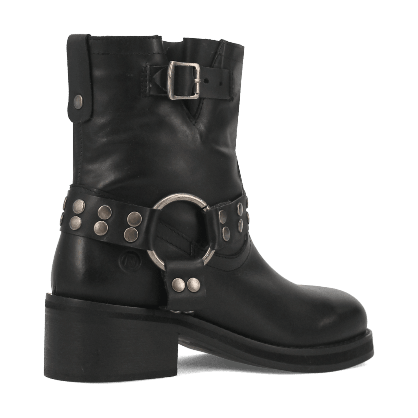 PRODUCT SHOT ANARCHY LEATHER BOOTIE AT 315 DEGREE ANGLE