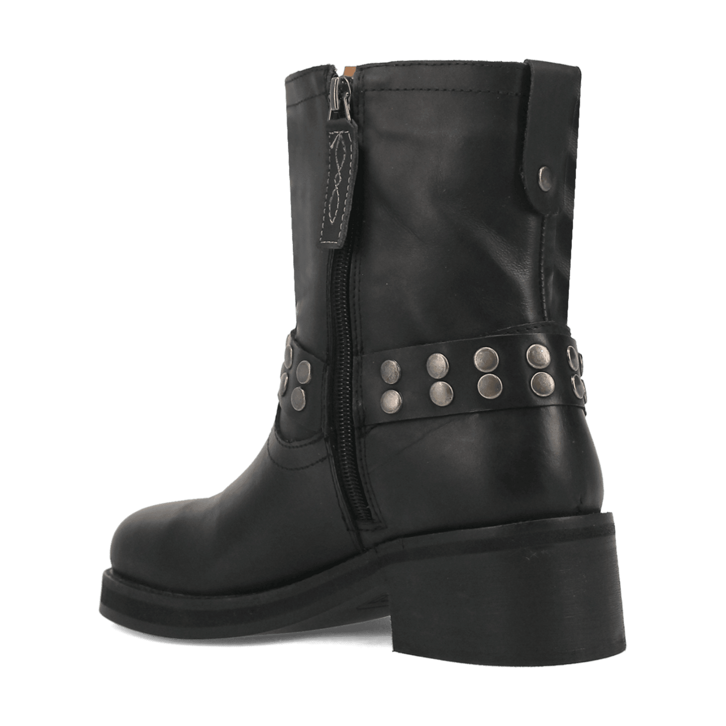 PRODUCT SHOT ANARCHY LEATHER BOOTIE AT 270 DEGREE ANGLE