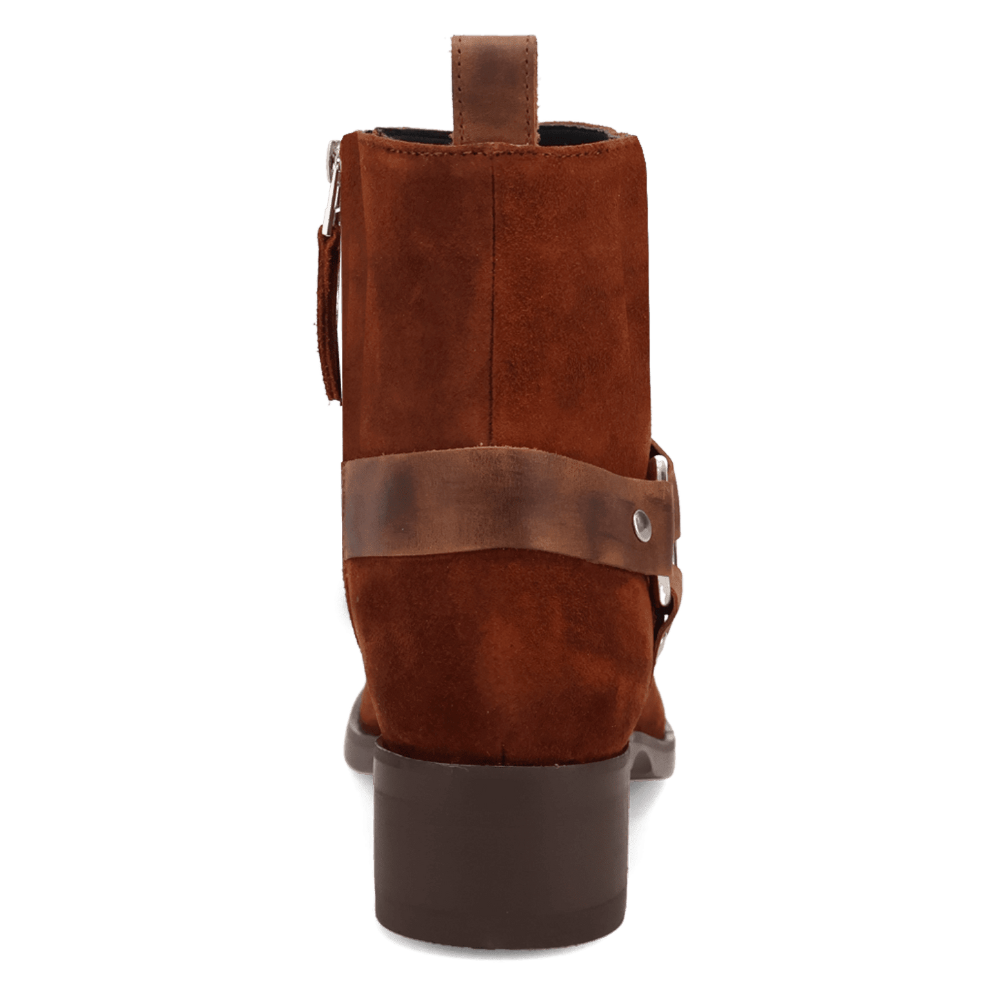 PRODUCT SHOT MATADOR SUEDE LEATHER BOOT AT 180 DEGREE BACK ANGLE