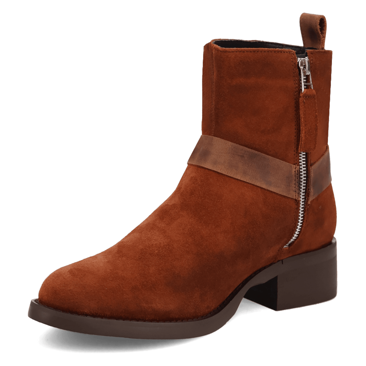 PRODUCT SHOT MATADOR SUEDE LEATHER BOOT AT 225 DEGREE ANGLE