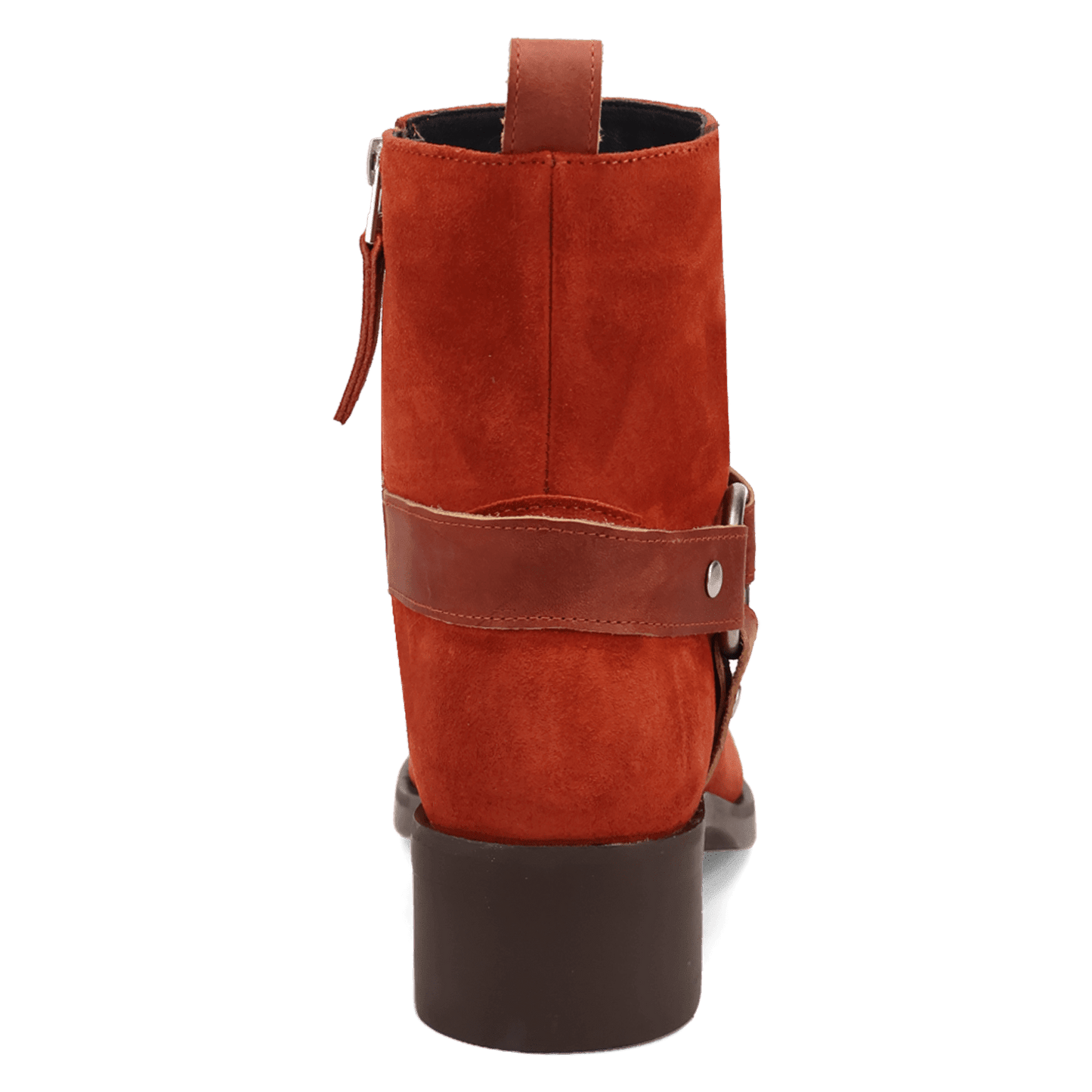 PRODUCT SHOT MATADOR SUEDE LEATHER BOOT AT 180 DEGREE BACK ANGLE