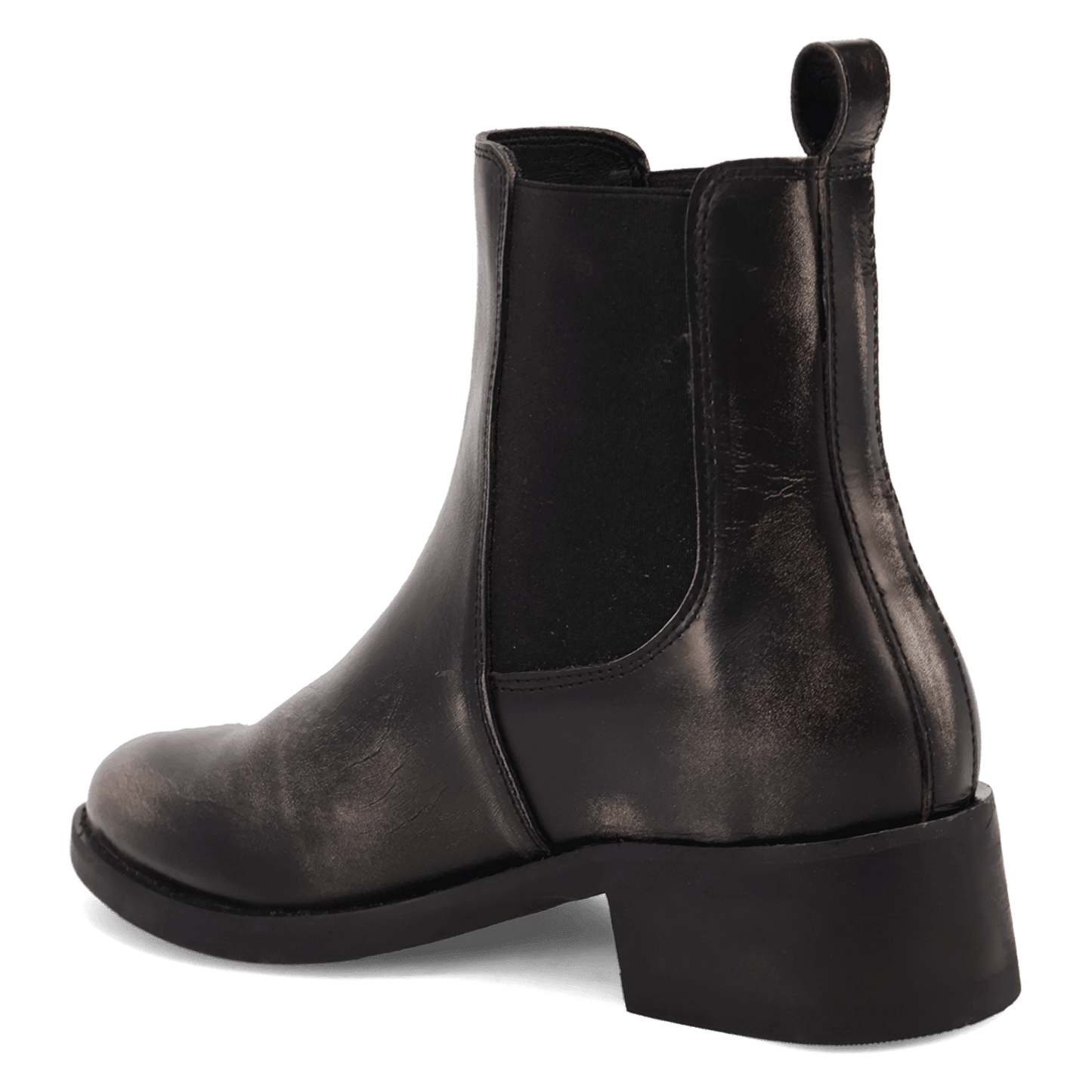 PRODUCT SHOT CAMINO LEATHER BOOT AT 270 DEGREE ANGLE