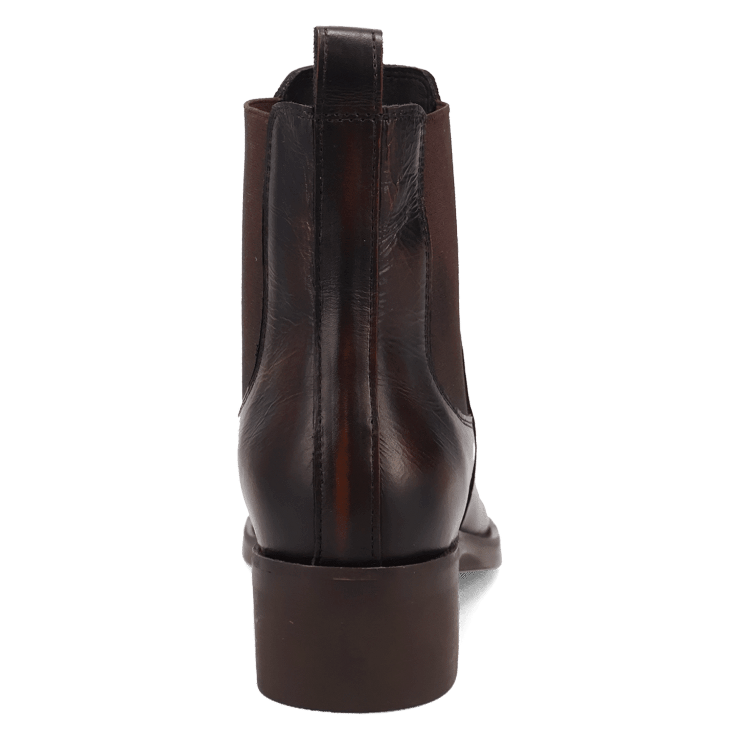 PRODUCT SHOT CAMINO LEATHER BOOT AT 180 DEGREE BACK ANGLE