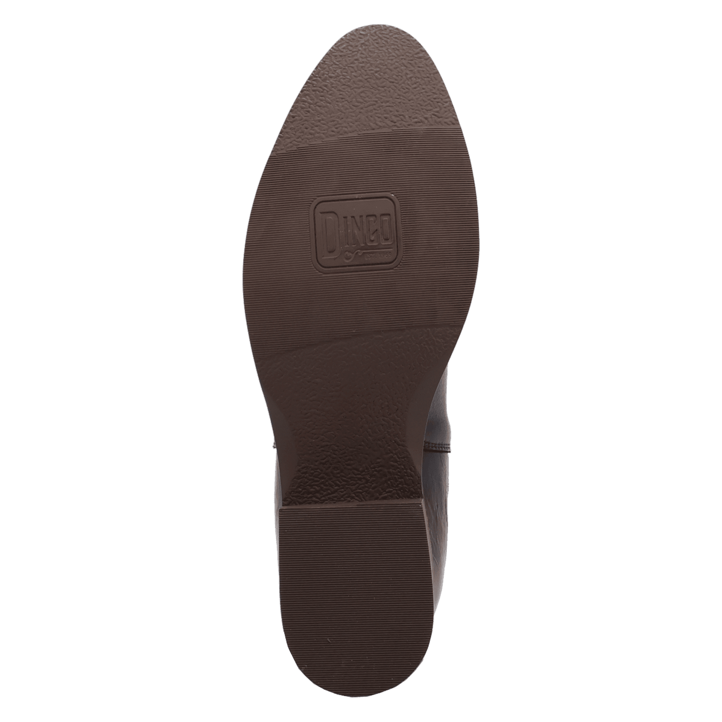 PRODUCT SHOT CAMINO LEATHER BOOT AT OUTSOLE ANGLE