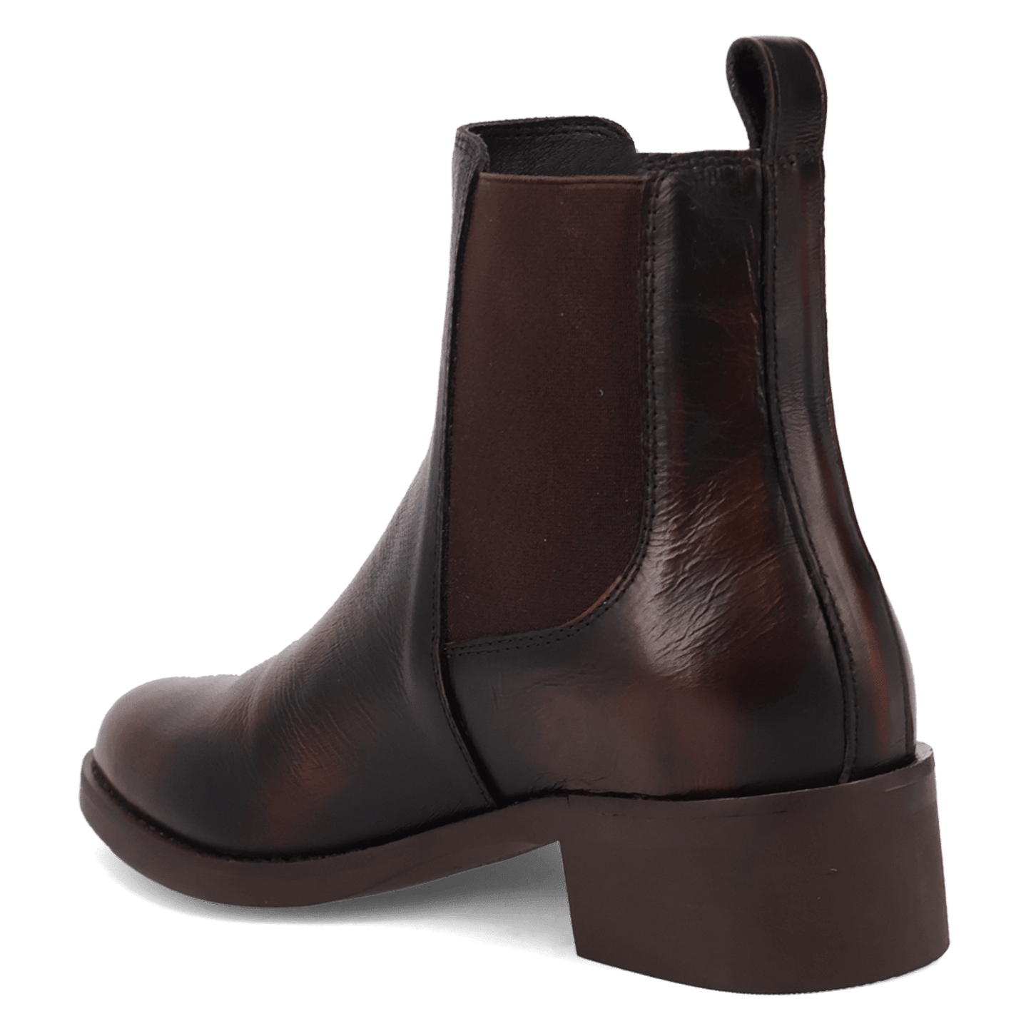 PRODUCT SHOT CAMINO LEATHER BOOT AT 270 DEGREE ANGLE