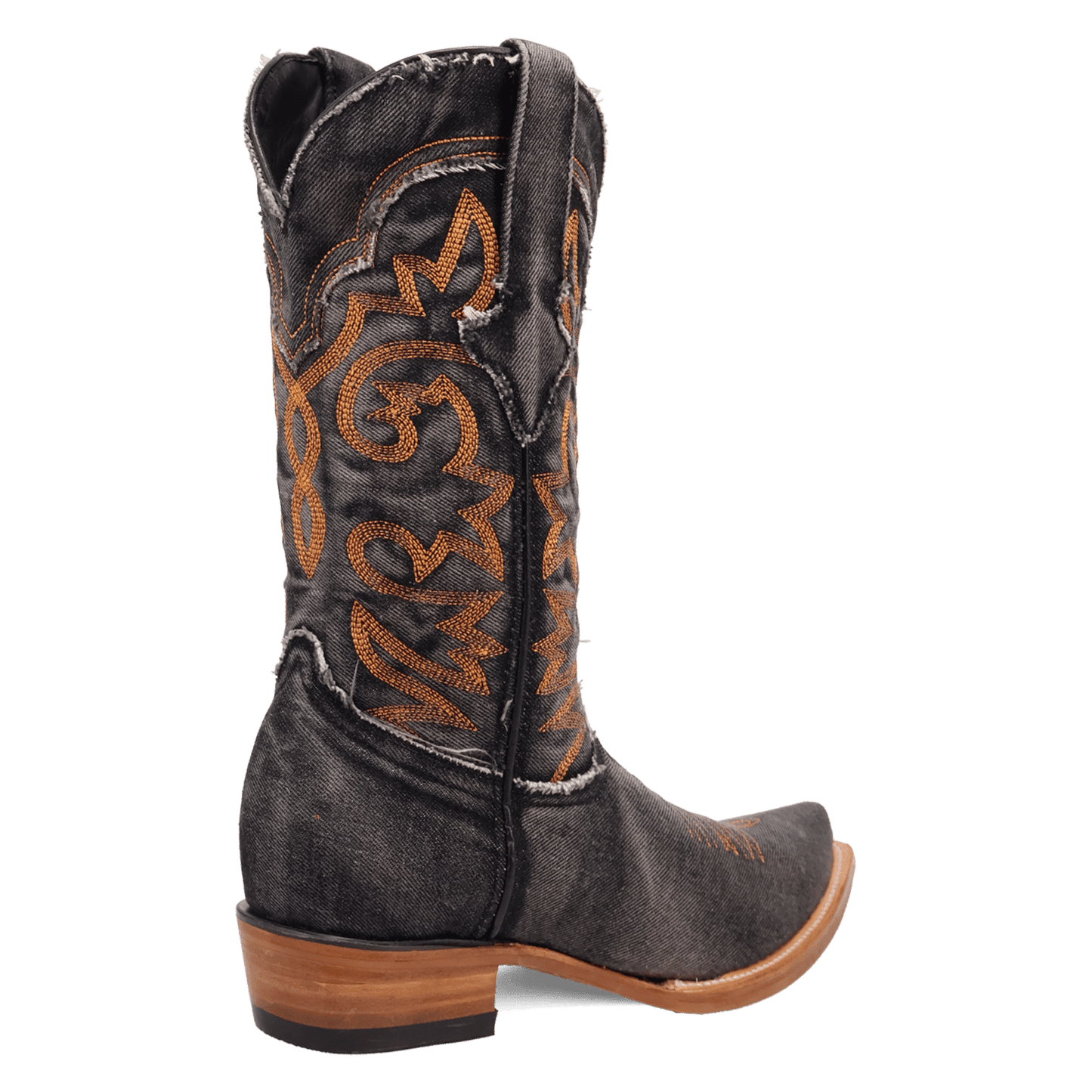 PRODUCT SHOT BIG EASY DENIM BOOT AT 315 DEGREE ANGLE