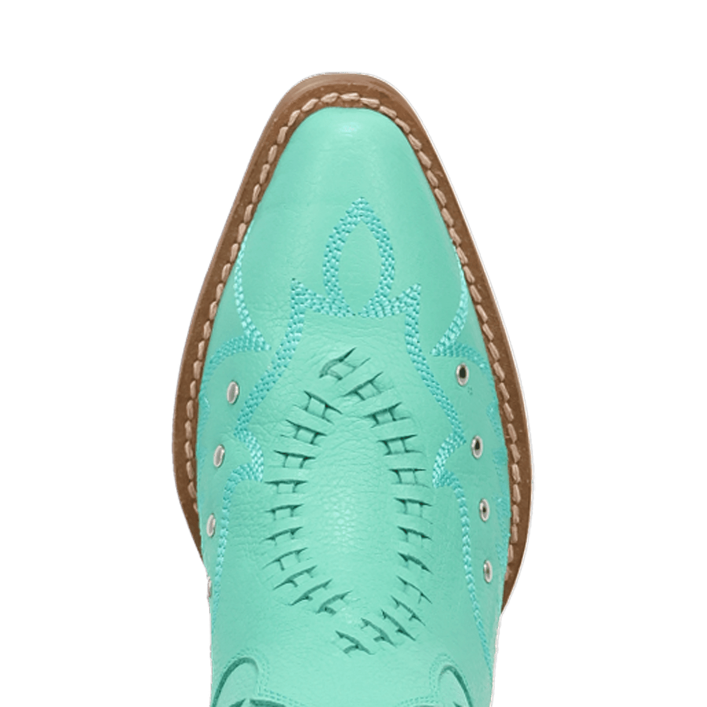 PRODUCT SHOT PRETTY 'N  PINK LEATHER BOOT AT TOE ANGLE