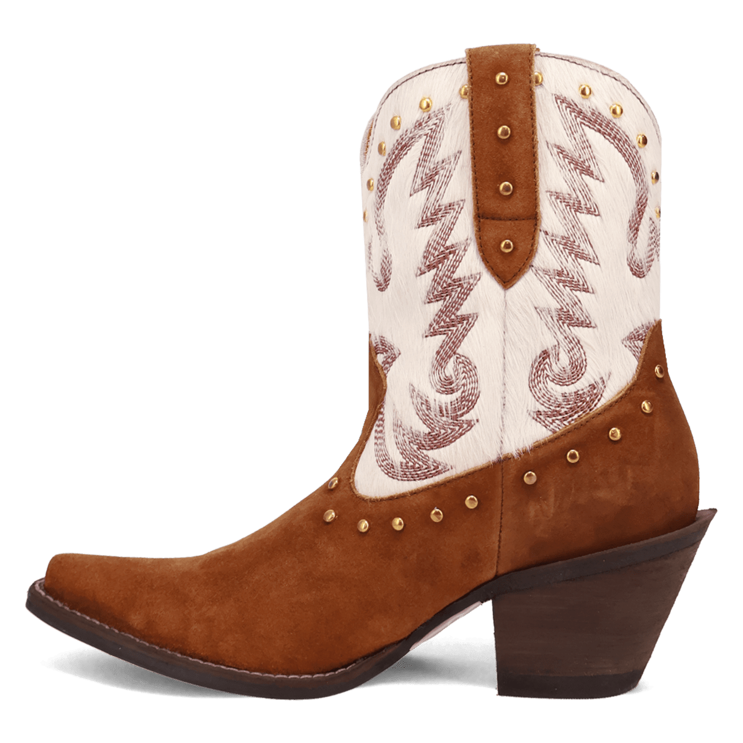 PRODUCT SHOT RODEO QUEEN LEATHER BOOT AT 135 DEGREE OUTSIDE ANGLE
