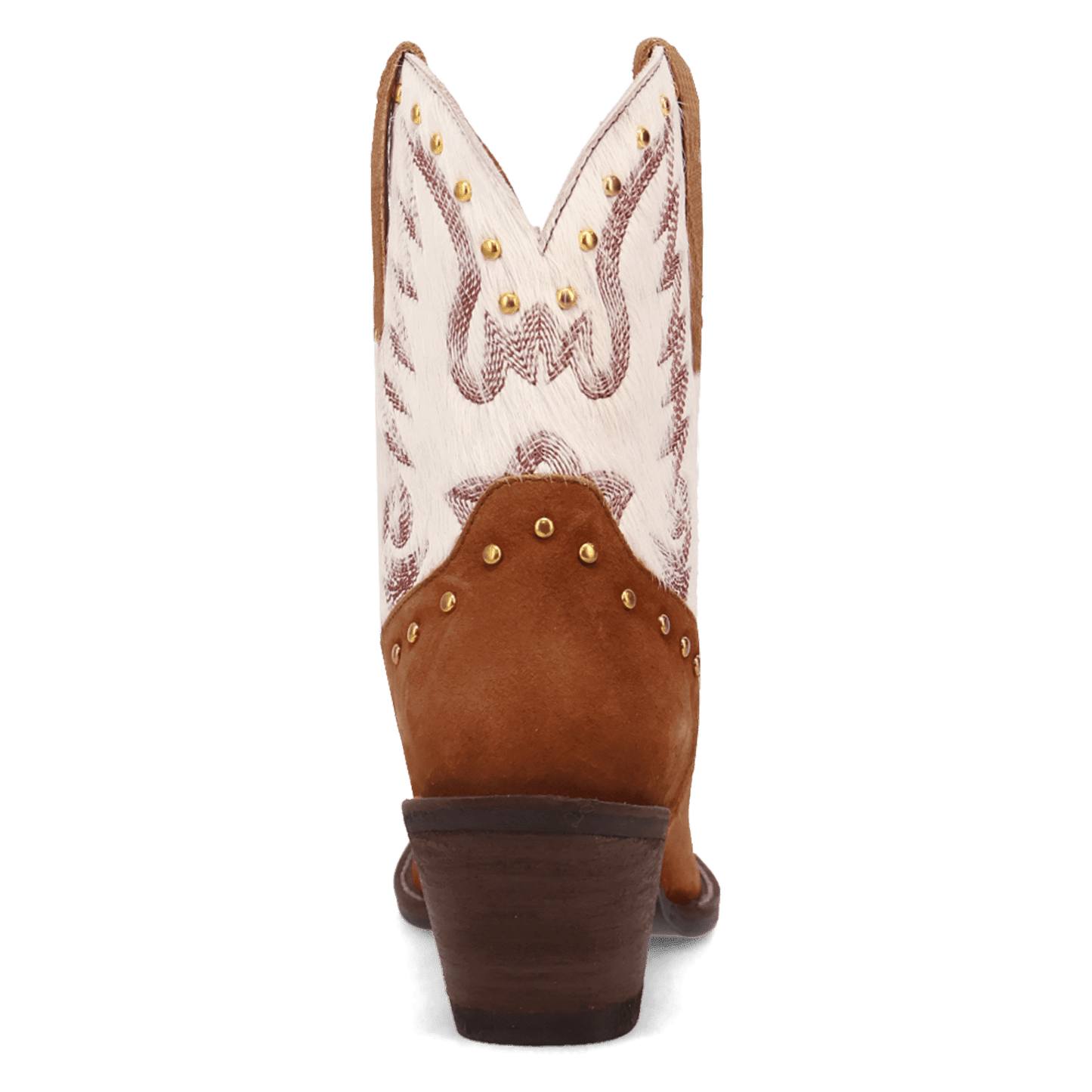 PRODUCT SHOT RODEO QUEEN LEATHER BOOT AT 180 DEGREE BACK ANGLE