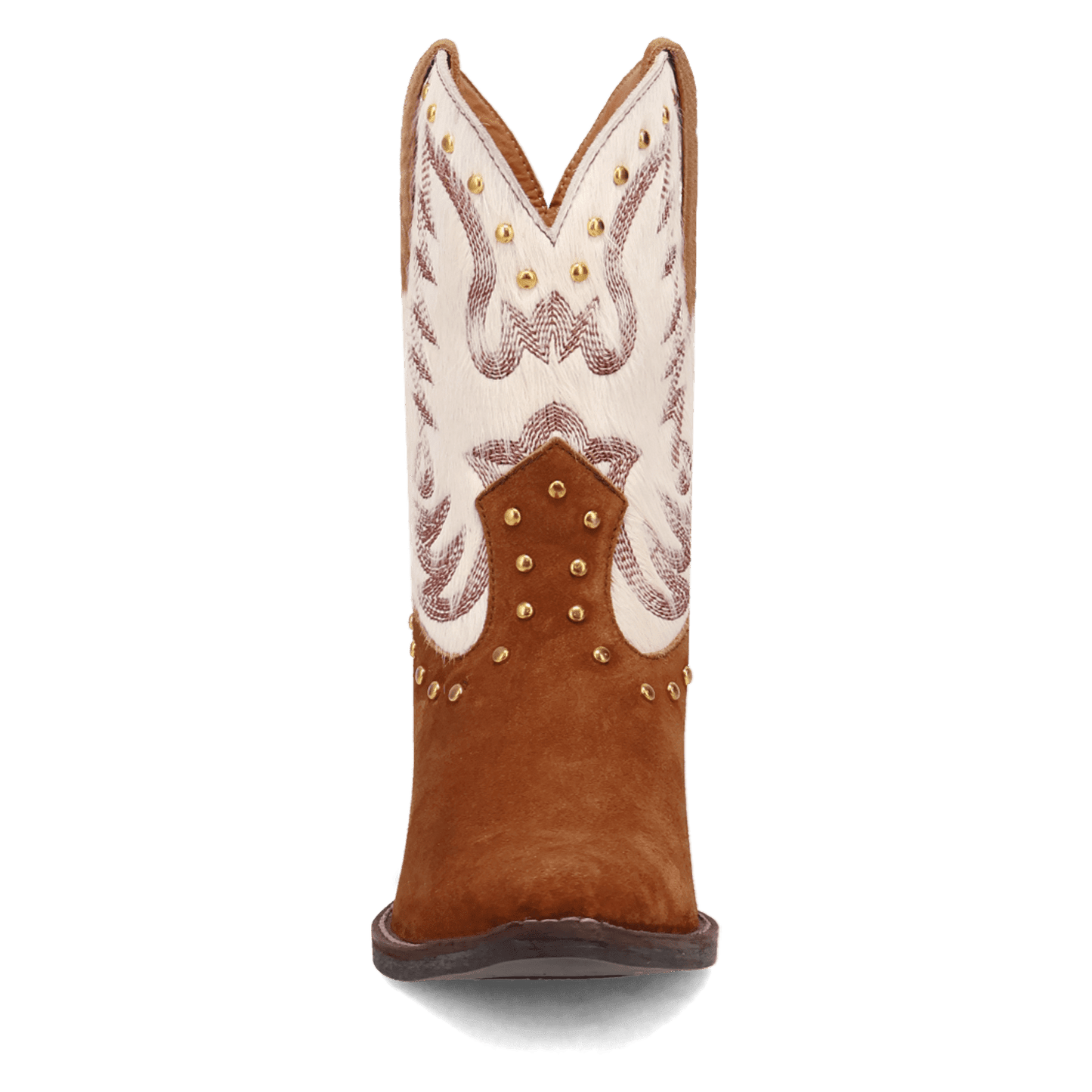 PRODUCT SHOT RODEO QUEEN LEATHER BOOT AT FRONT ANGLE