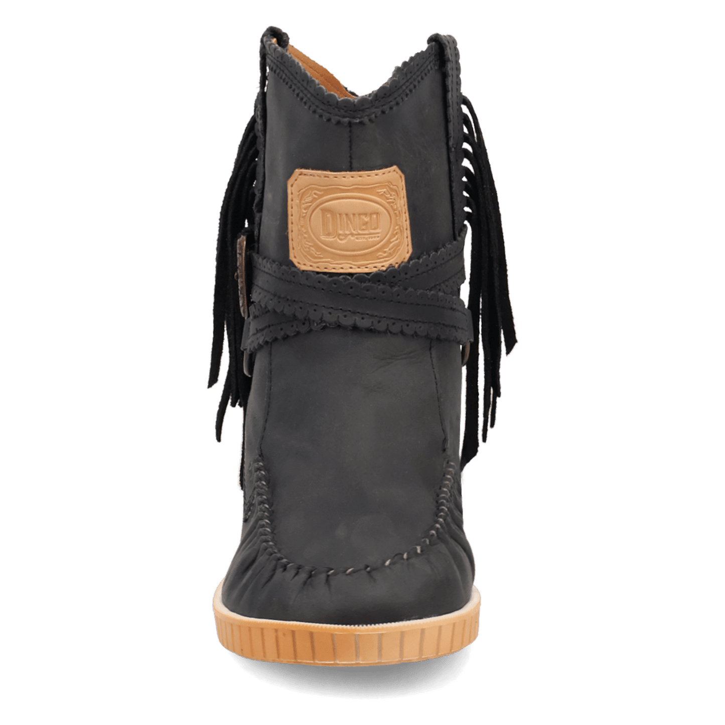 PRODUCT SHOT MONTAUK LEATHER BOOT AT FRONT ANGLE