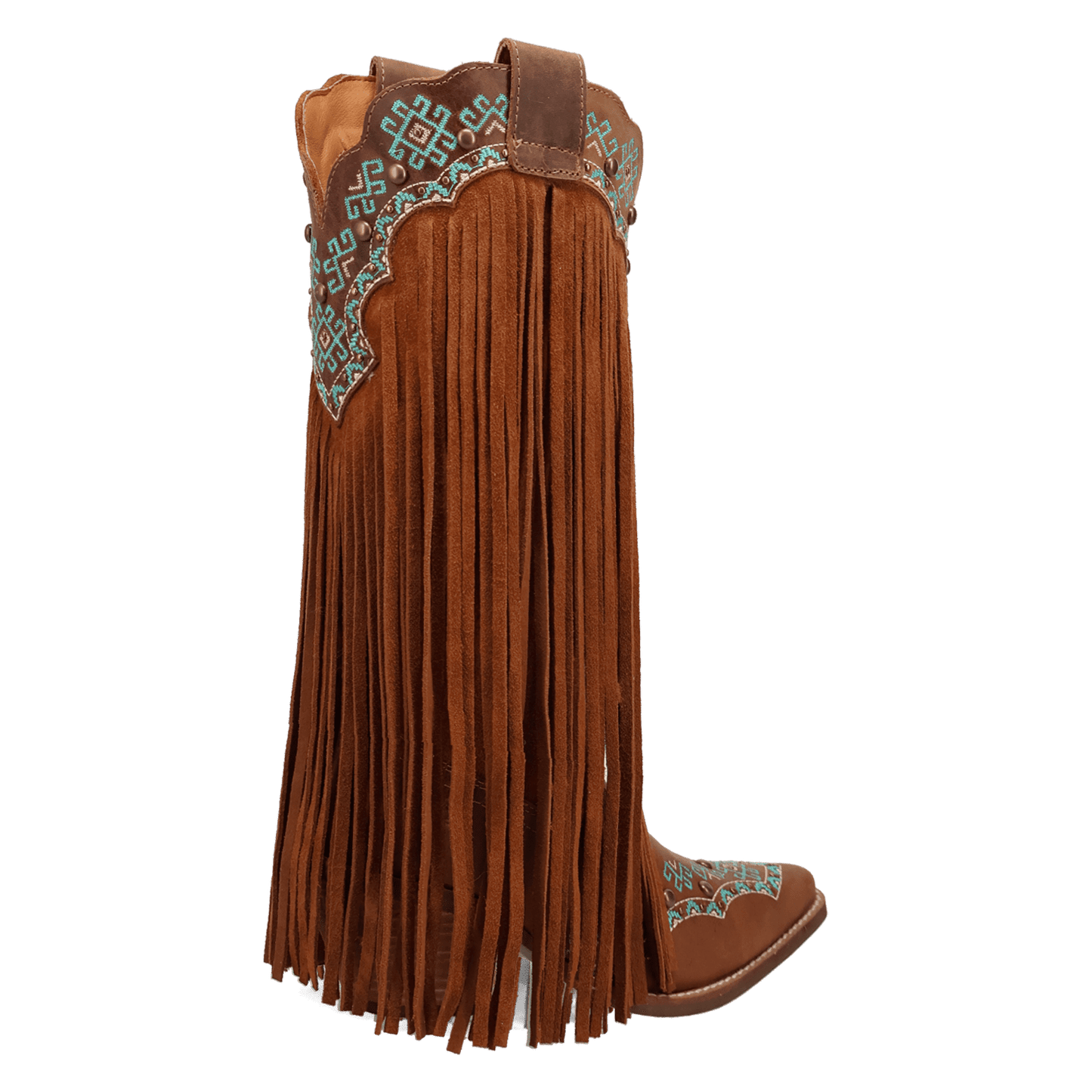 PRODUCT SHOT TEQUILA SUNRISE SUEDE BOOT AT 315 DEGREE ANGLE