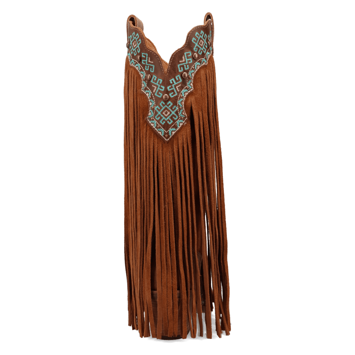 PRODUCT SHOT TEQUILA SUNRISE SUEDE BOOT AT 180 DEGREE BACK ANGLE