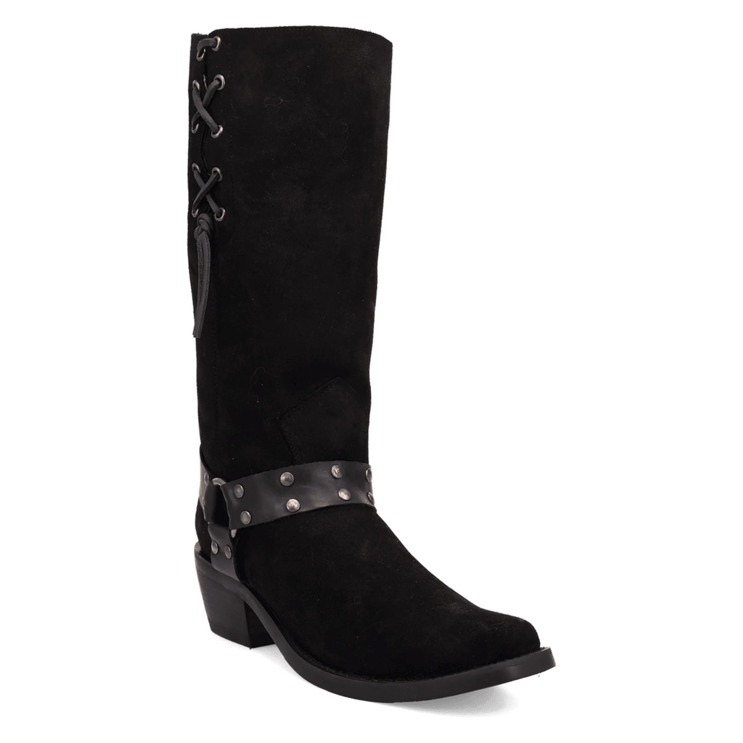 PRODUCT SHOT BRONCO SUEDE LEATHER BOOT AT 45 DEGREE ANGLE