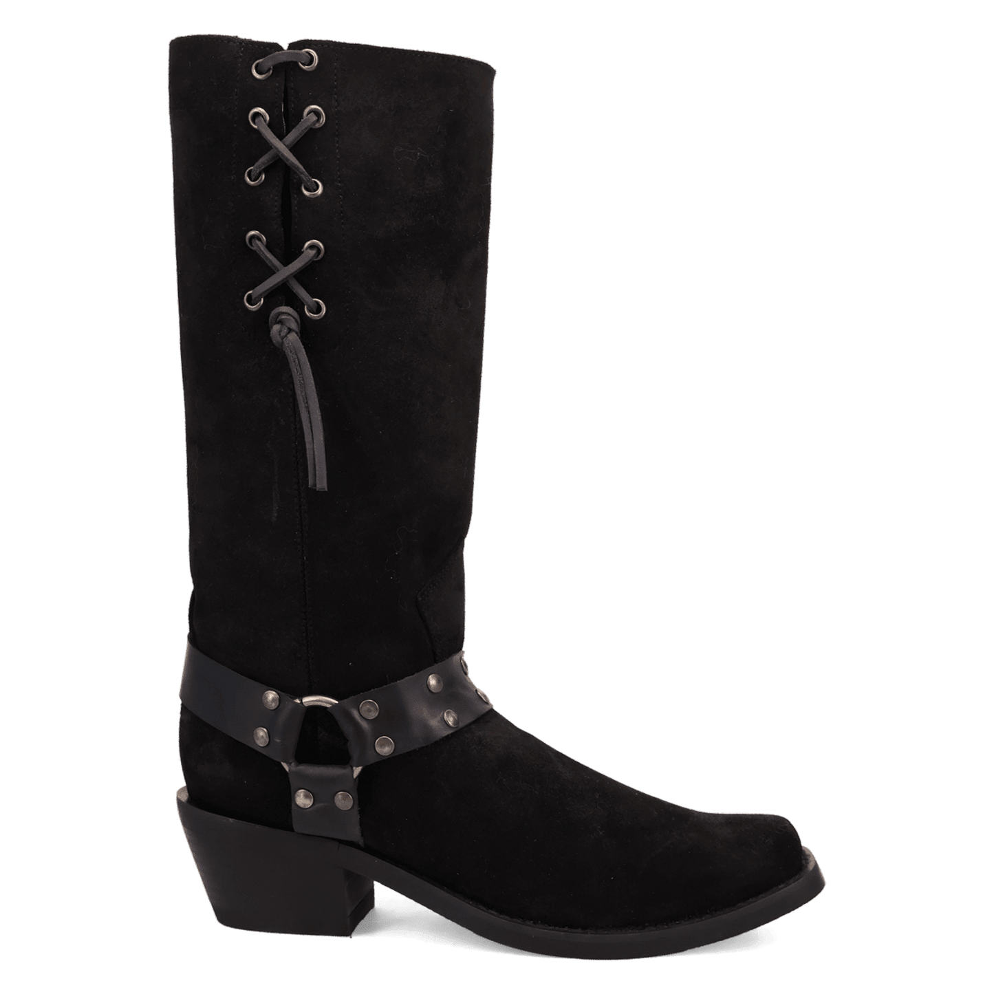 PRODUCT SHOT BRONCO SUEDE LEATHER BOOT AT 90 DEGREE INSIDE ANGLE
