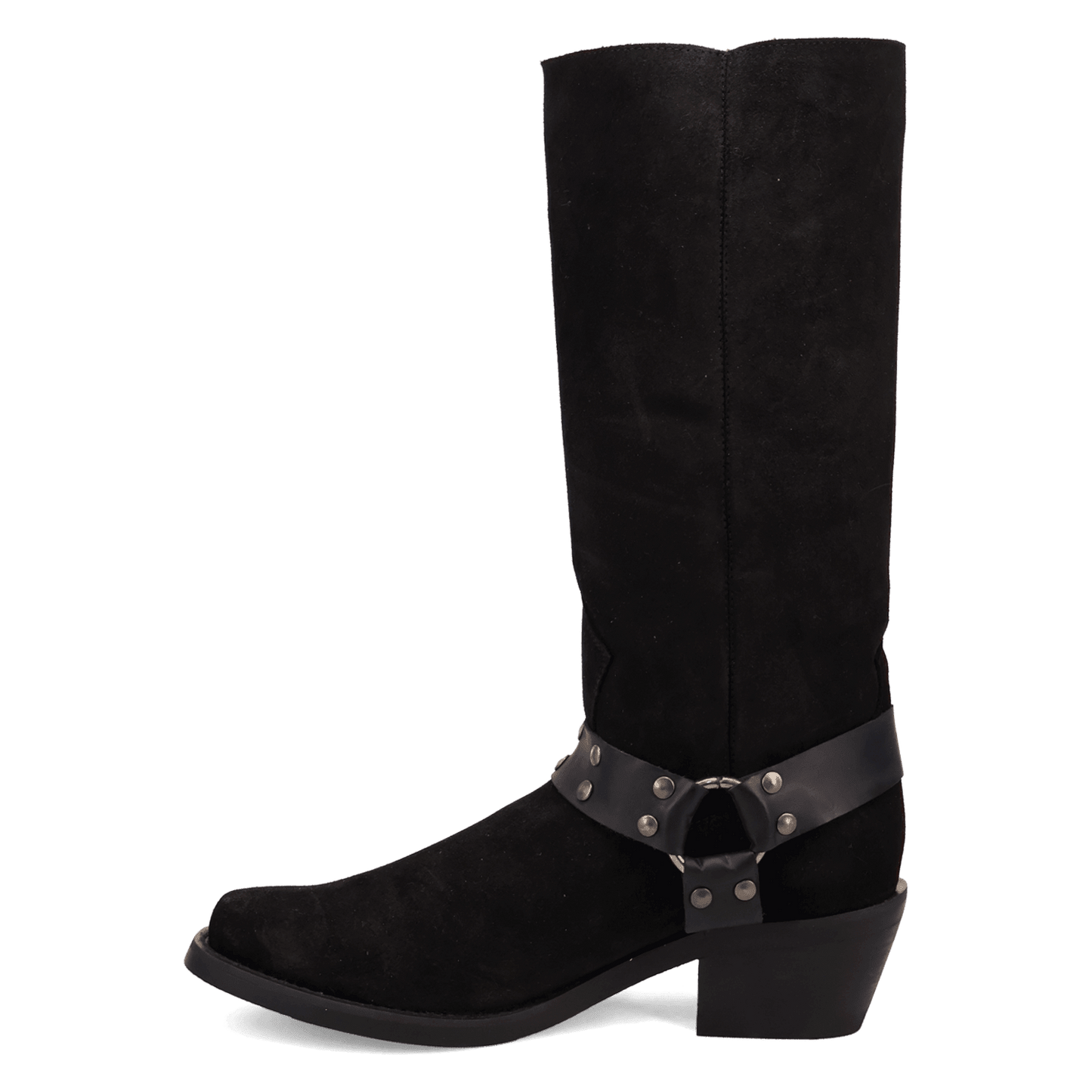PRODUCT SHOT BRONCO SUEDE LEATHER BOOT AT 135 DEGREE OUTSIDE ANGLE