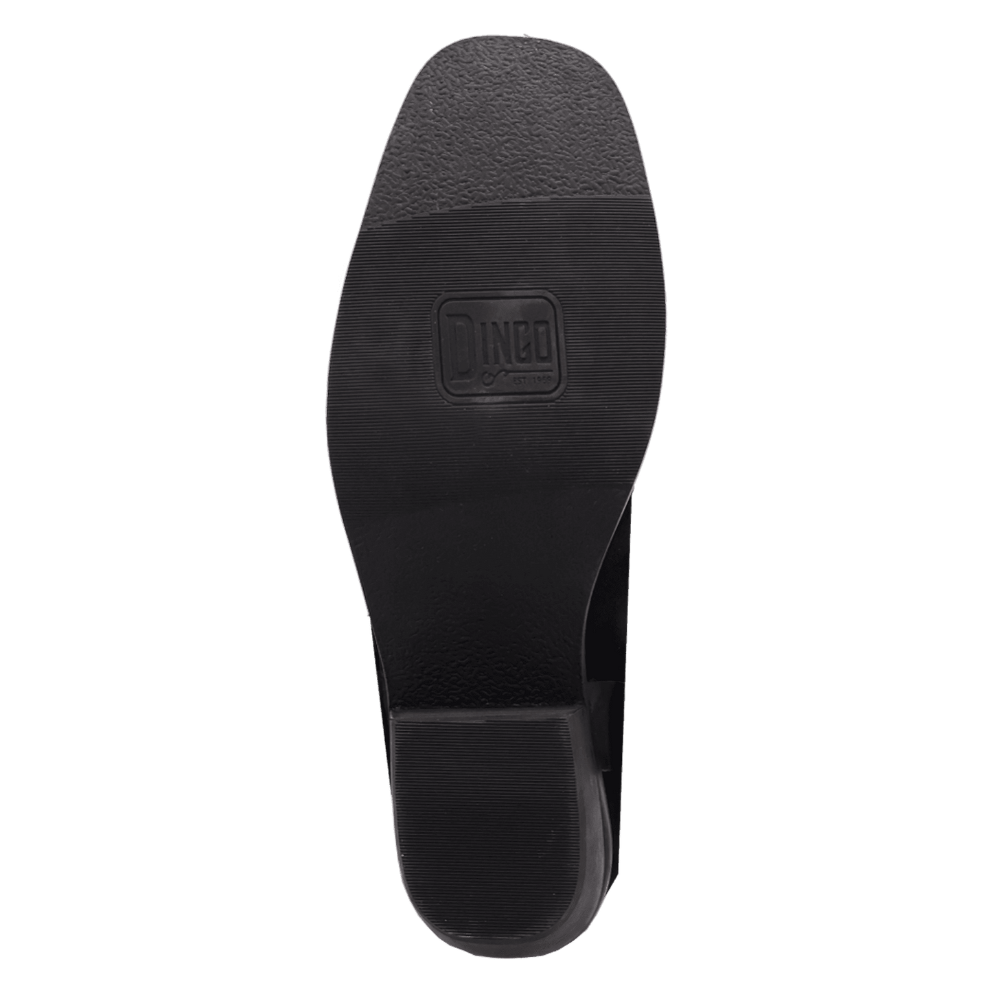 PRODUCT SHOT BRONCO SUEDE LEATHER BOOT AT OUTSOLE ANGLE