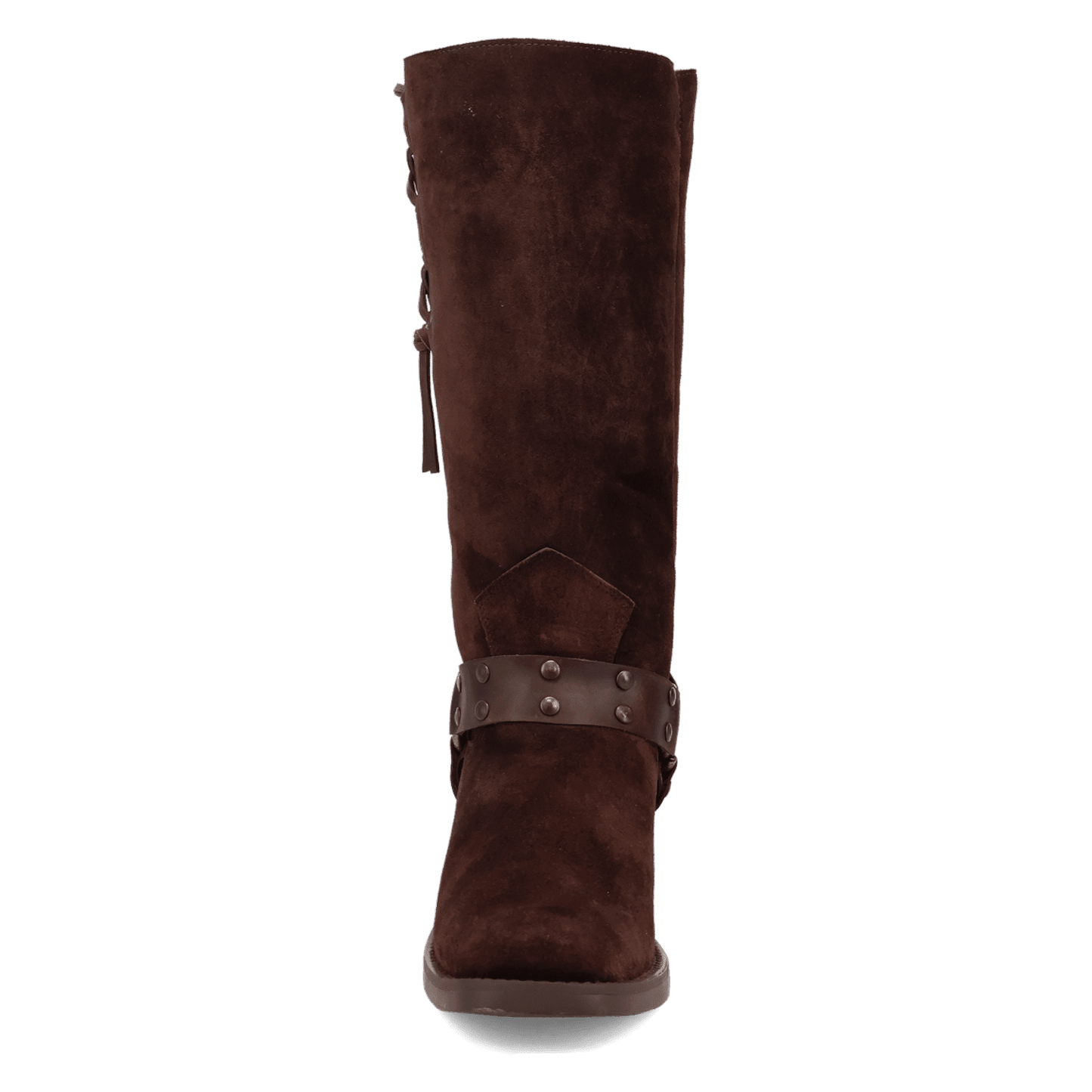 PRODUCT SHOT BRONCO SUEDE LEATHER BOOT AT FRONT ANGLE