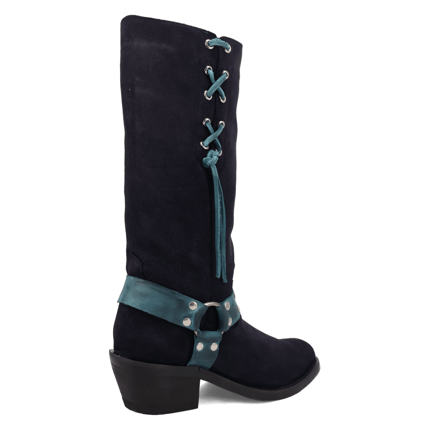PRODUCT SHOT BRONCO SUEDE LEATHER BOOT AT 315 DEGREE ANGLE
