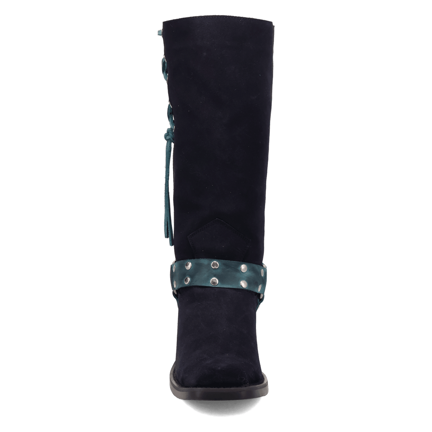 PRODUCT SHOT BRONCO SUEDE LEATHER BOOT AT FRONT ANGLE