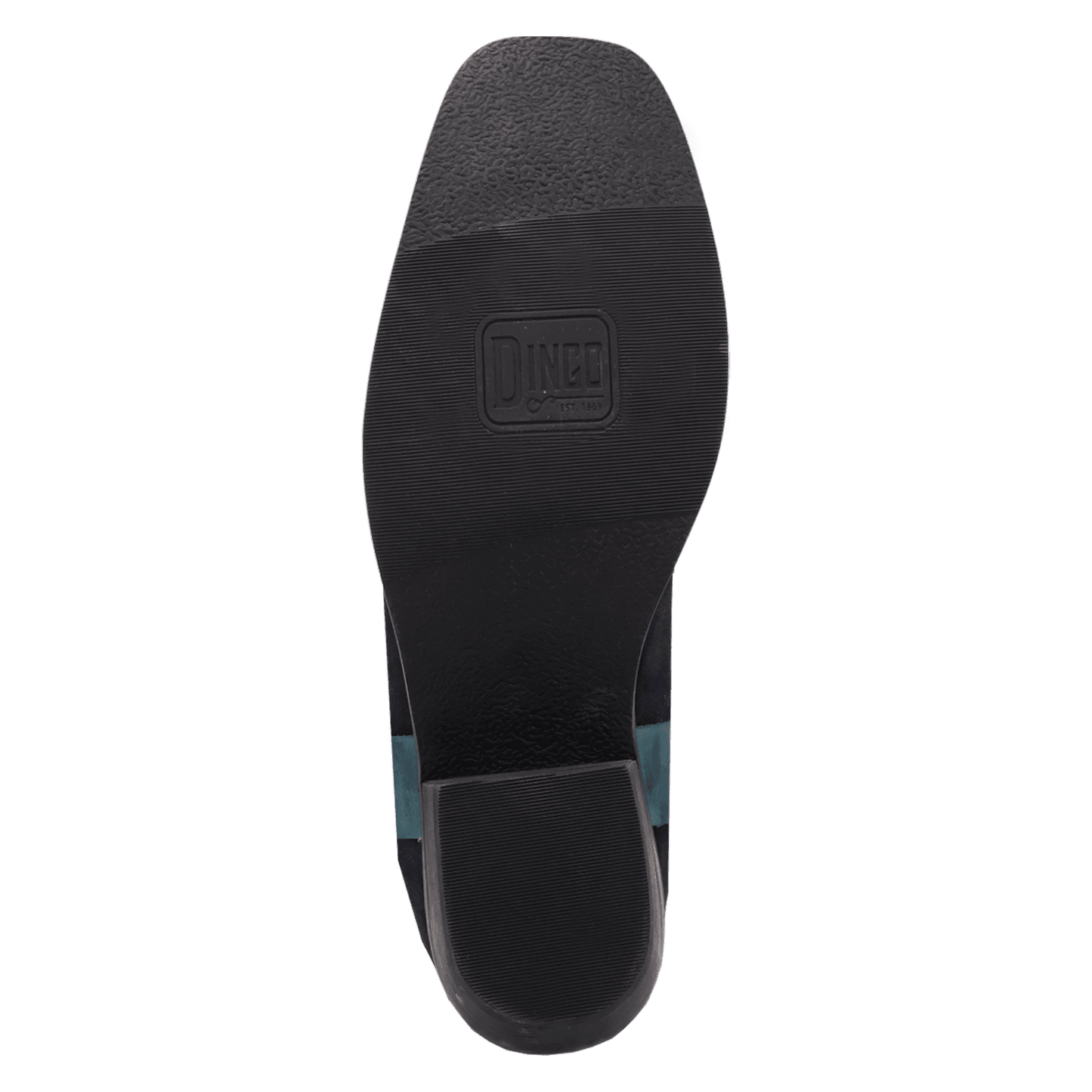 PRODUCT SHOT BRONCO SUEDE LEATHER BOOT AT OUTSOLE ANGLE
