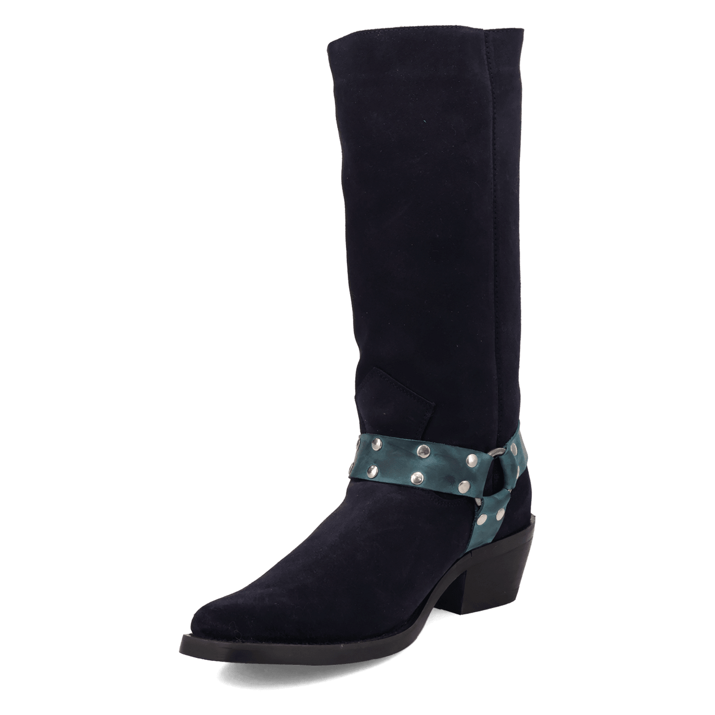 PRODUCT SHOT BRONCO SUEDE LEATHER BOOT AT 225 DEGREE ANGLE
