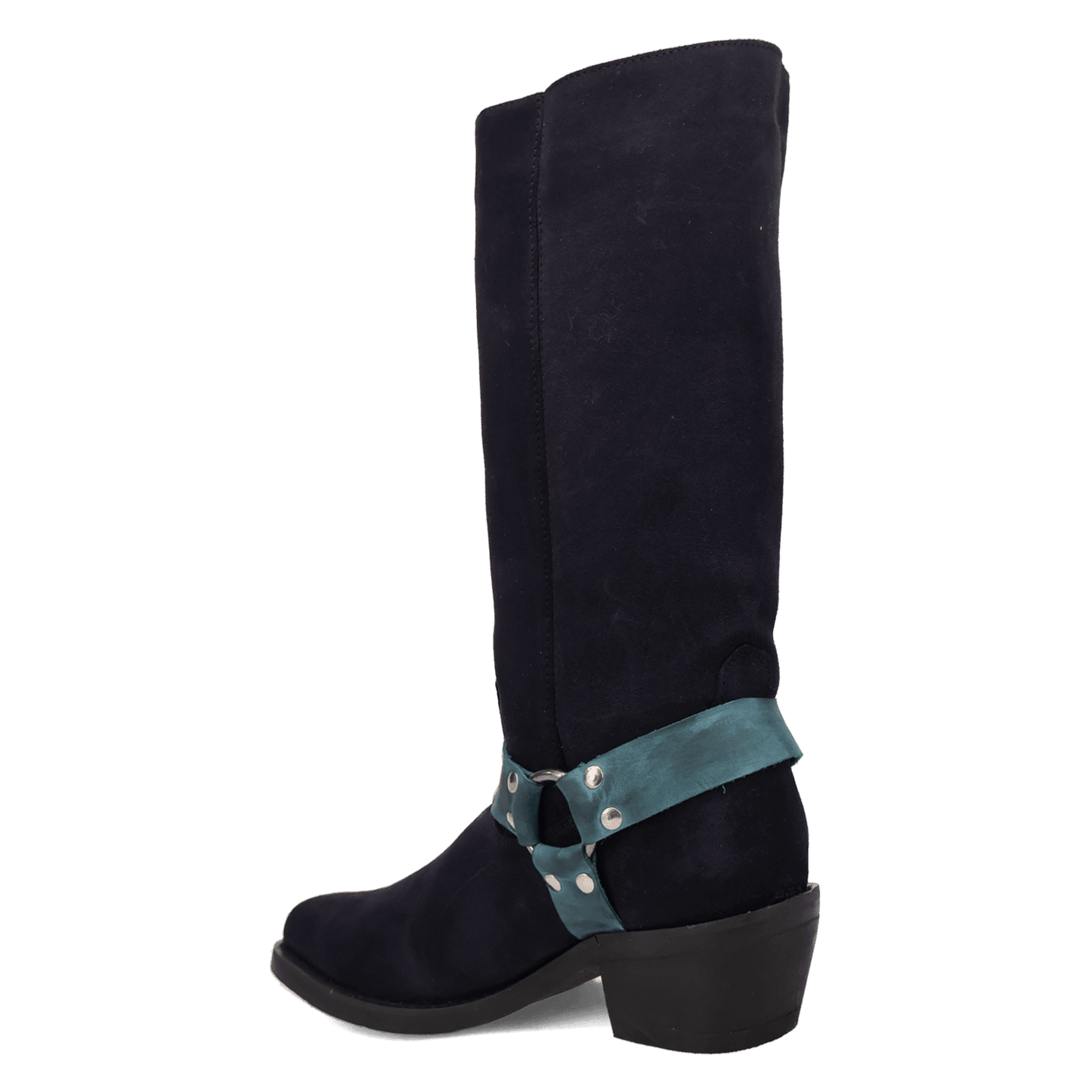PRODUCT SHOT BRONCO SUEDE LEATHER BOOT AT 270 DEGREE ANGLE