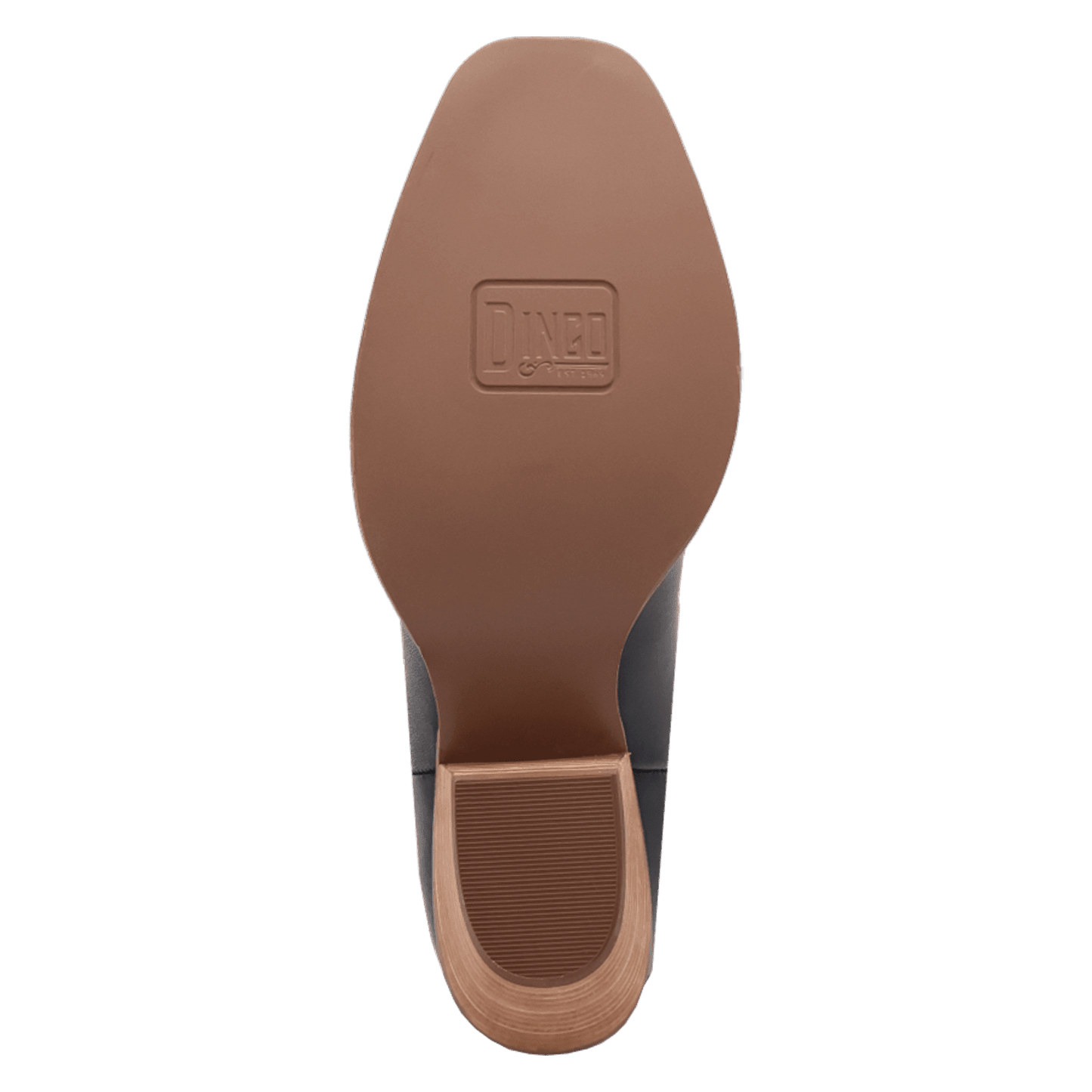 PRODUCT SHOT JACK OF DIAMONDS LEATHER BOOT AT OUTSOLE ANGLE