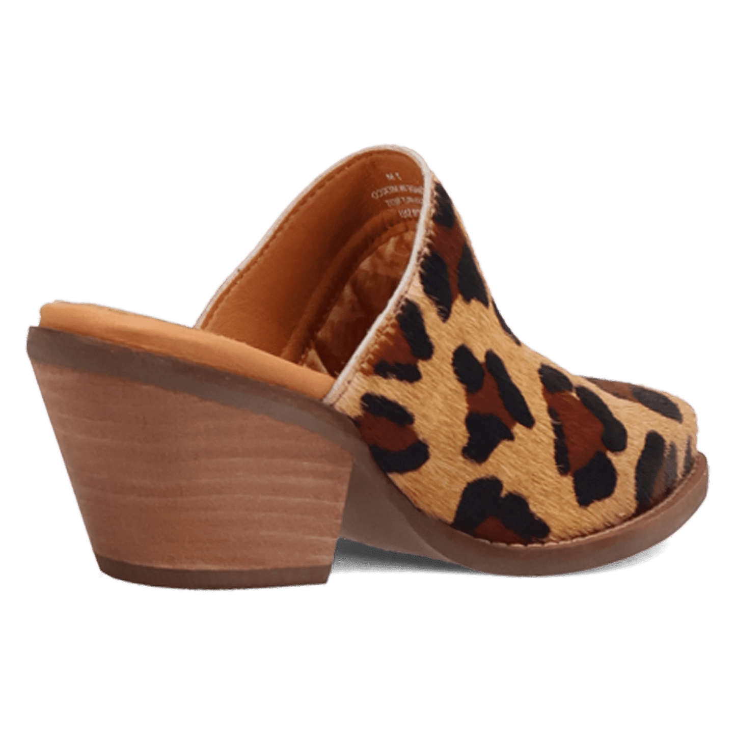 PRODUCT SHOT CALICO MULE AT 315 DEGREE ANGLE