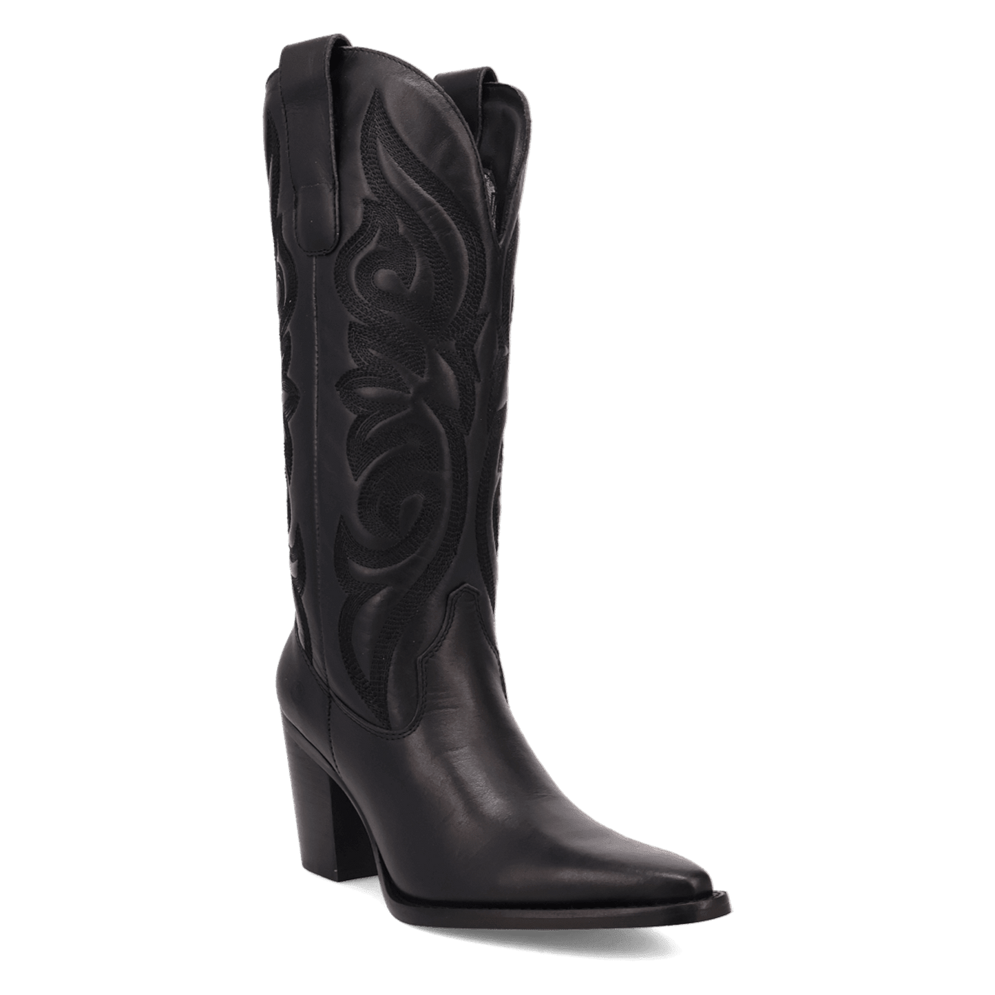 PRODUCT SHOT HENSLEY LEATHER BOOT AT 45 DEGREE ANGLE