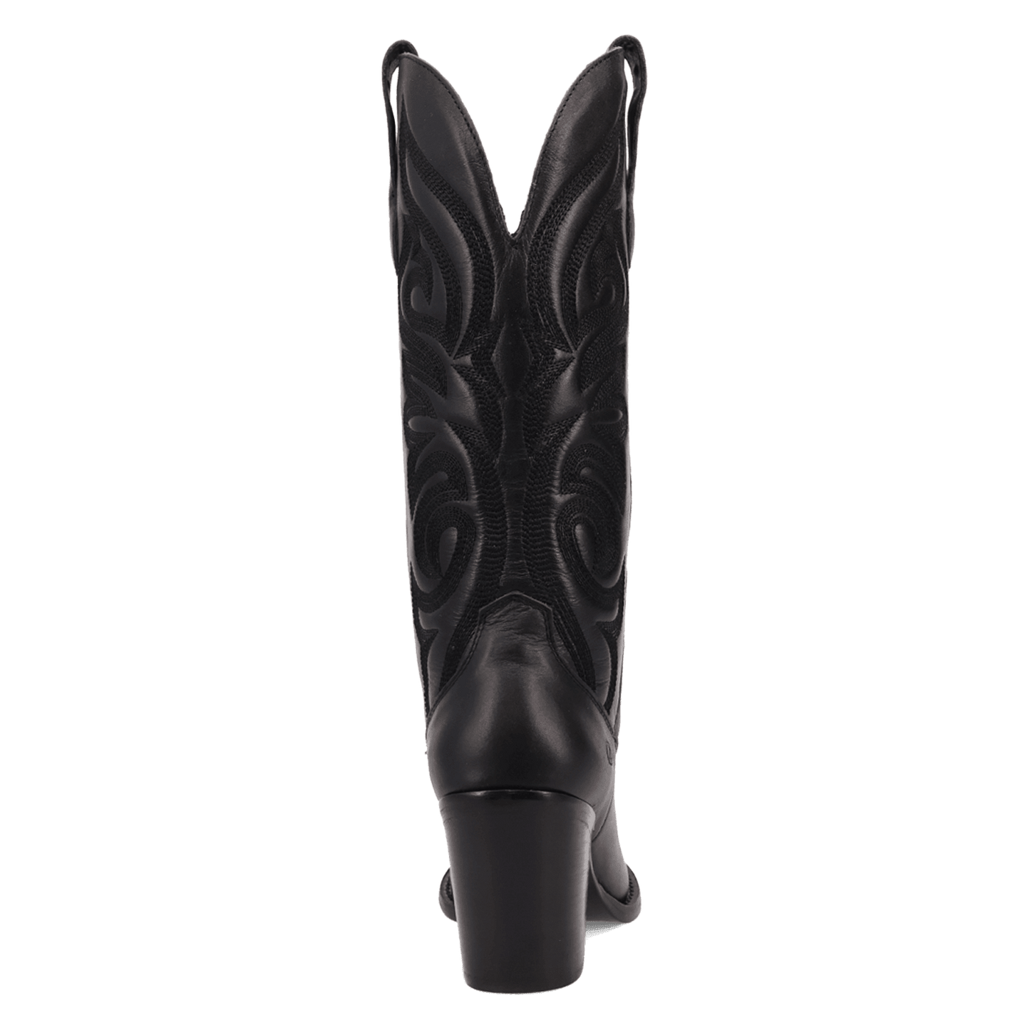 PRODUCT SHOT HENSLEY LEATHER BOOT AT 180 DEGREE BACK ANGLE