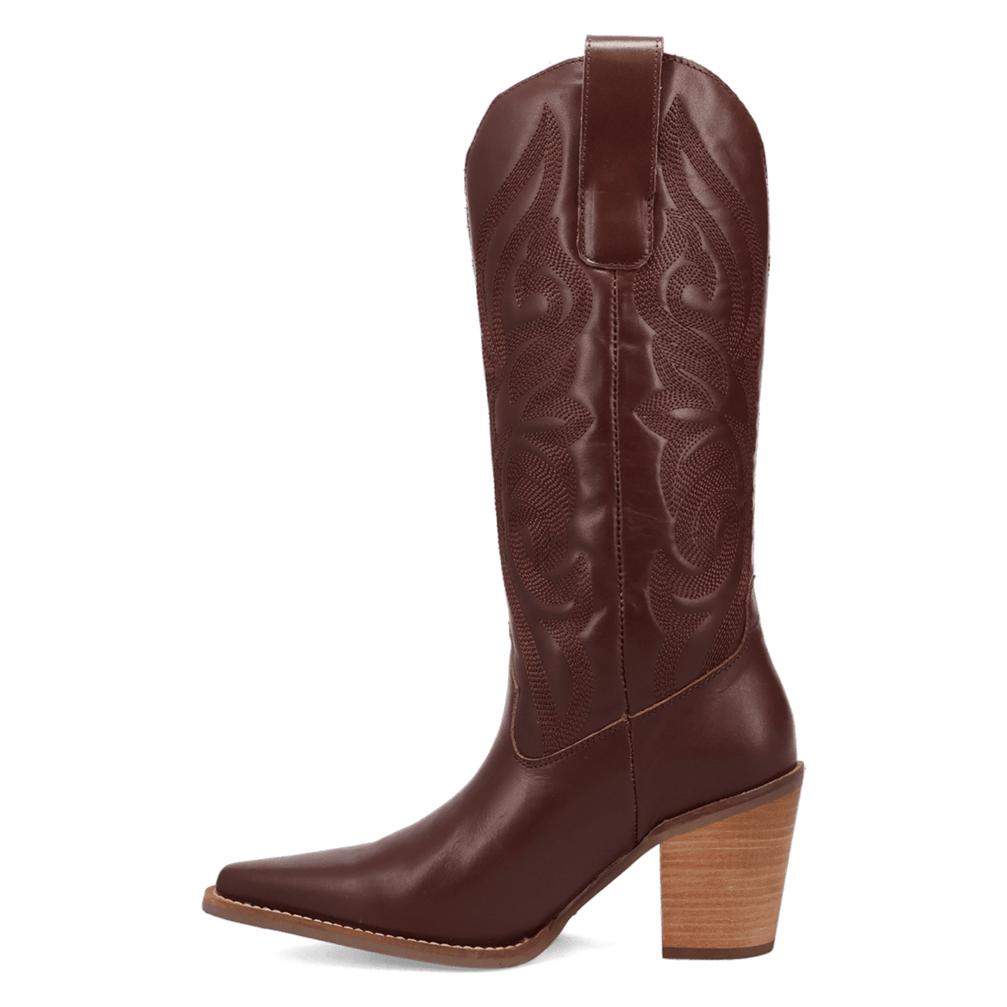 PRODUCT SHOT HENSLEY LEATHER BOOT AT 135 DEGREE OUTSIDE ANGLE