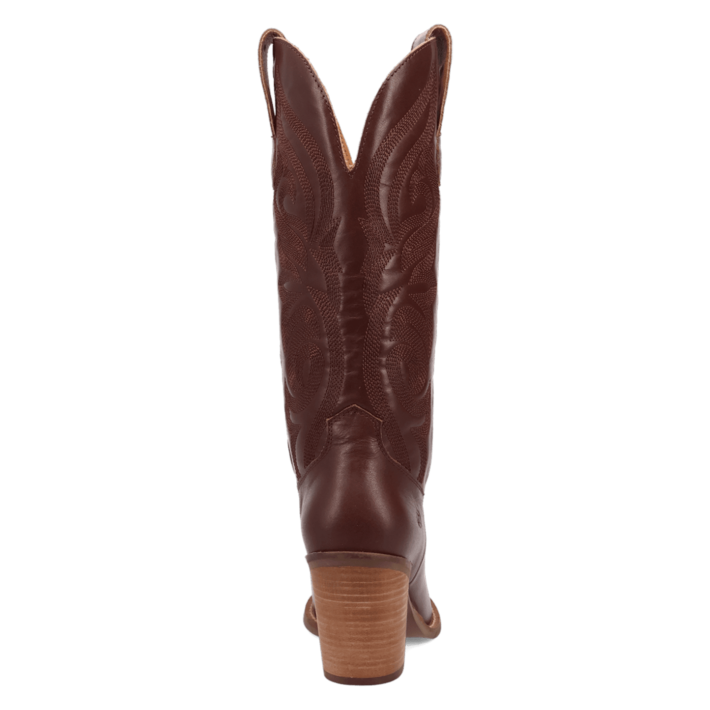 PRODUCT SHOT HENSLEY LEATHER BOOT AT 180 DEGREE BACK ANGLE