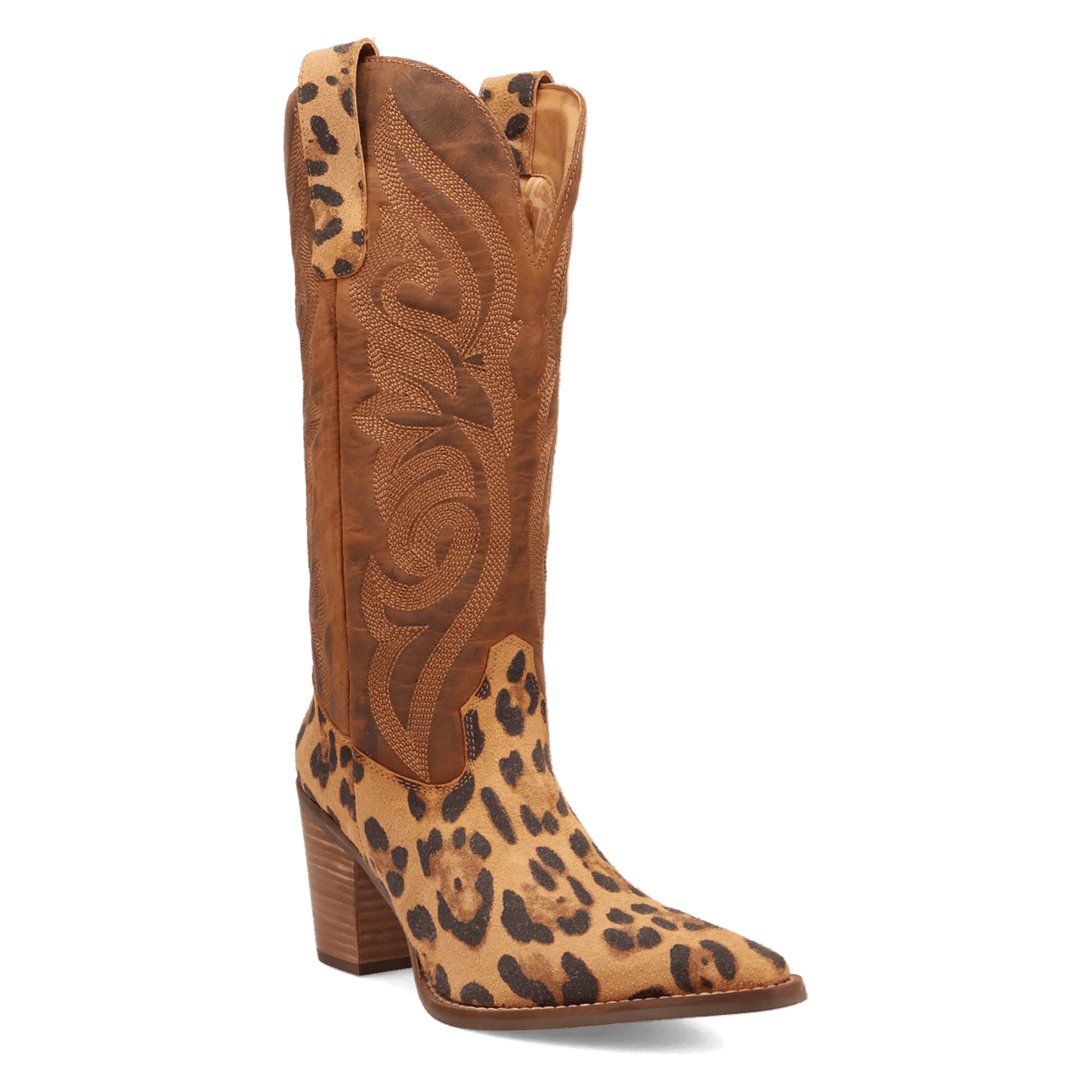 PRODUCT SHOT HENSLEY LEATHER BOOT AT 45 DEGREE ANGLE