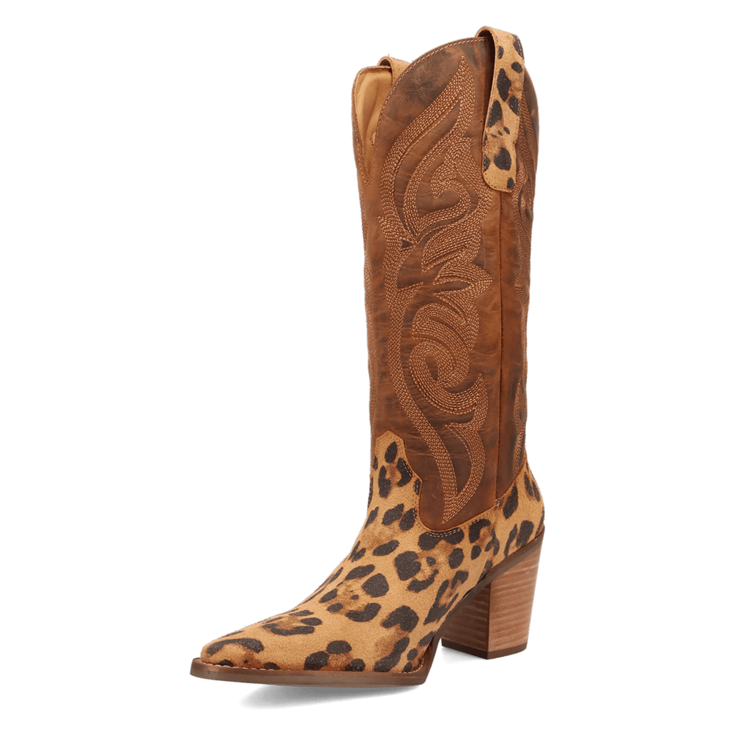 PRODUCT SHOT HENSLEY LEATHER BOOT AT 225 DEGREE ANGLE