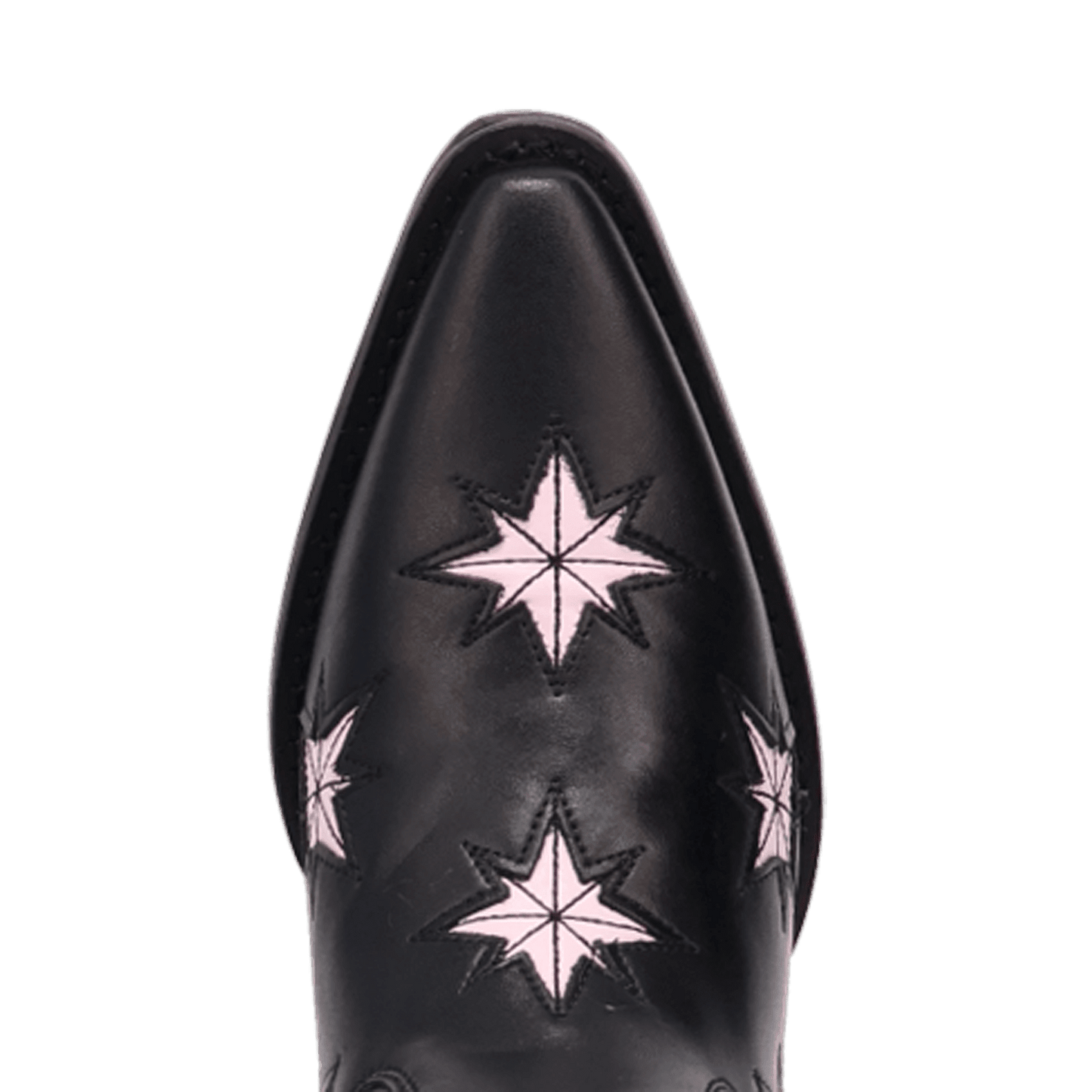 PRODUCT SHOT STARBURST LEATHER BOOT AT TOE ANGLE