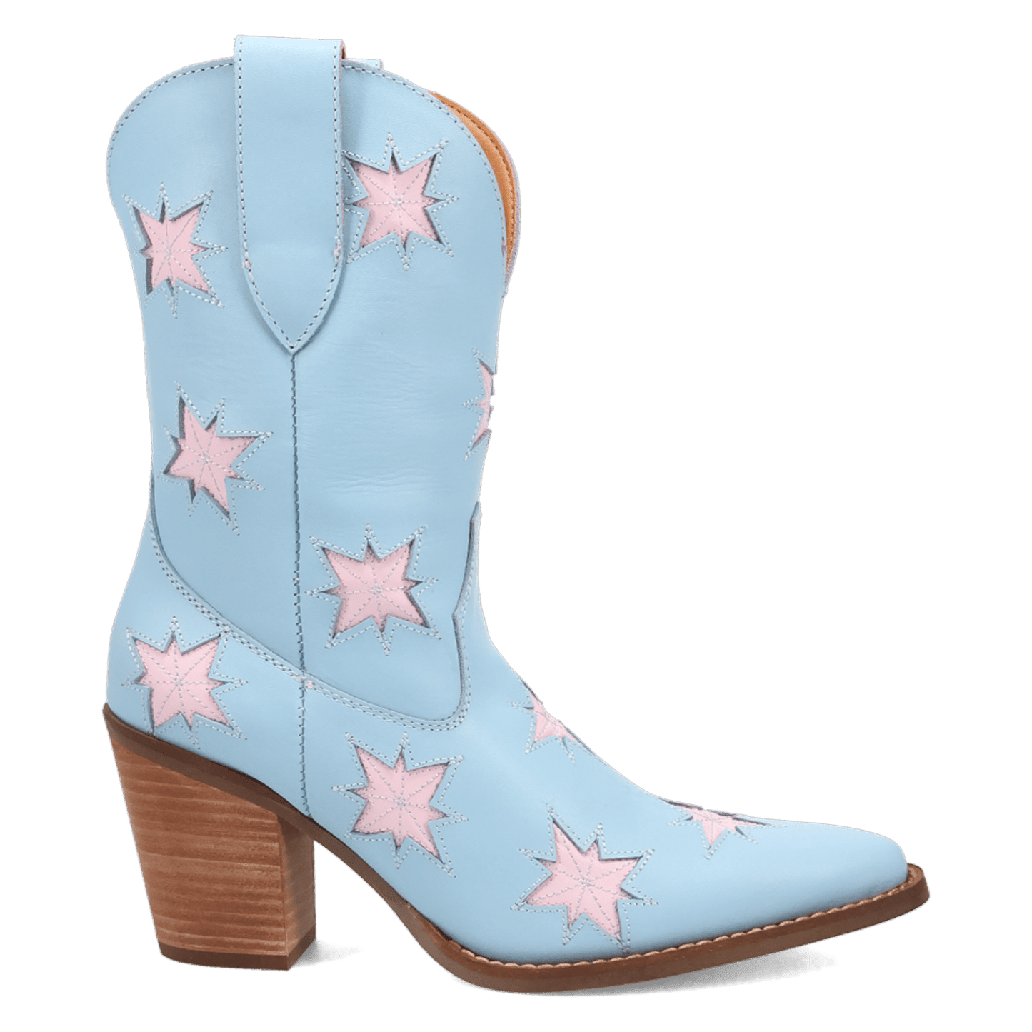 PRODUCT SHOT STARBURST LEATHER BOOT AT 90 DEGREE INSIDE ANGLE