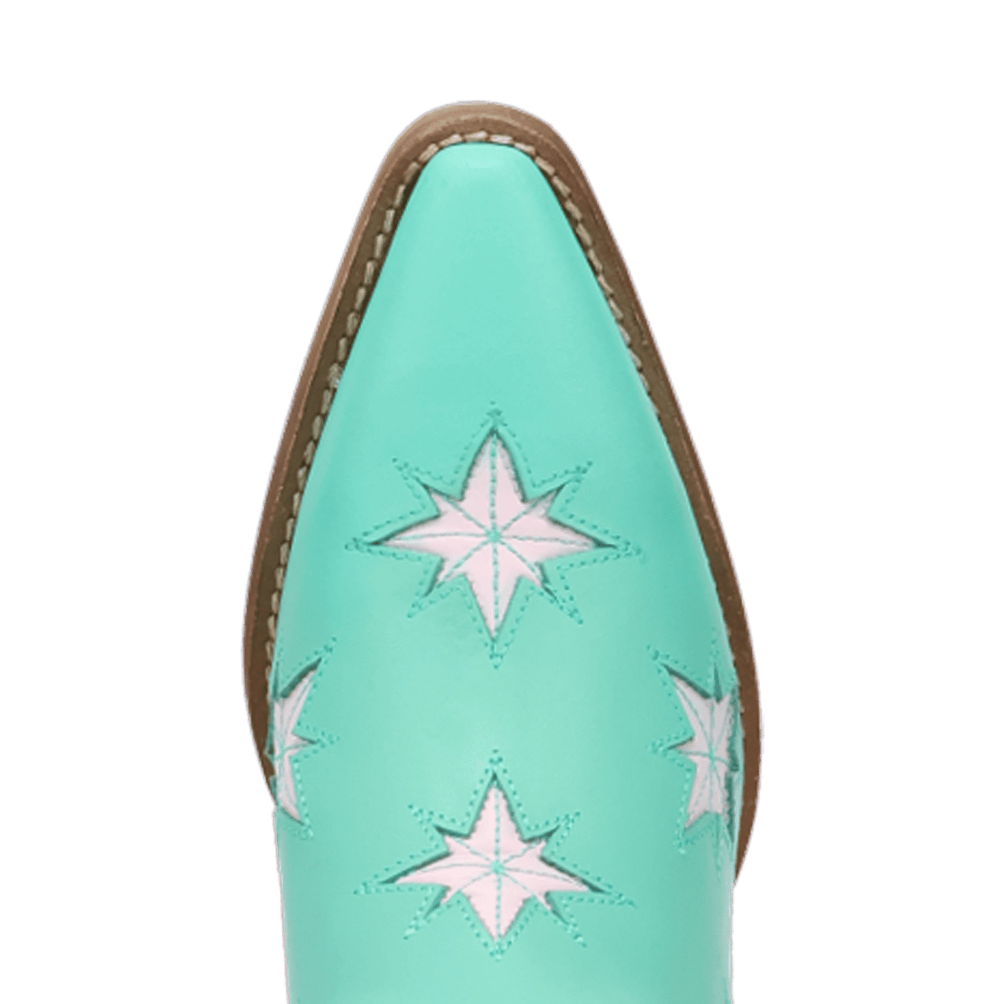 PRODUCT SHOT STARBURST LEATHER BOOT AT TOE ANGLE