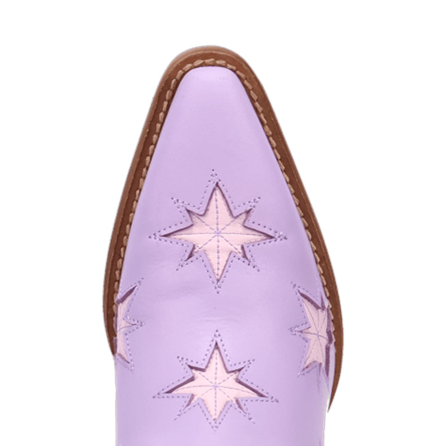 PRODUCT SHOT STARBURST LEATHER BOOT AT TOE ANGLE
