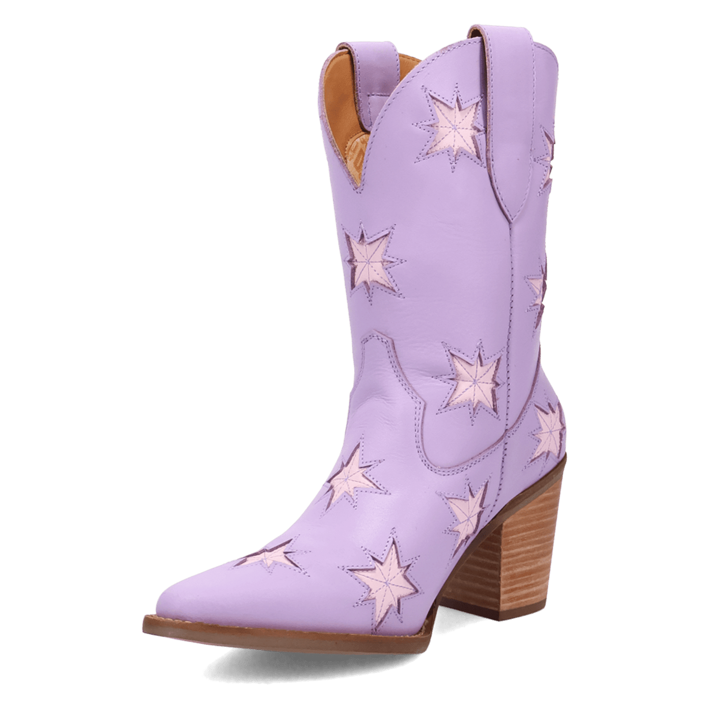 PRODUCT SHOT STARBURST LEATHER BOOT AT 225 DEGREE ANGLE