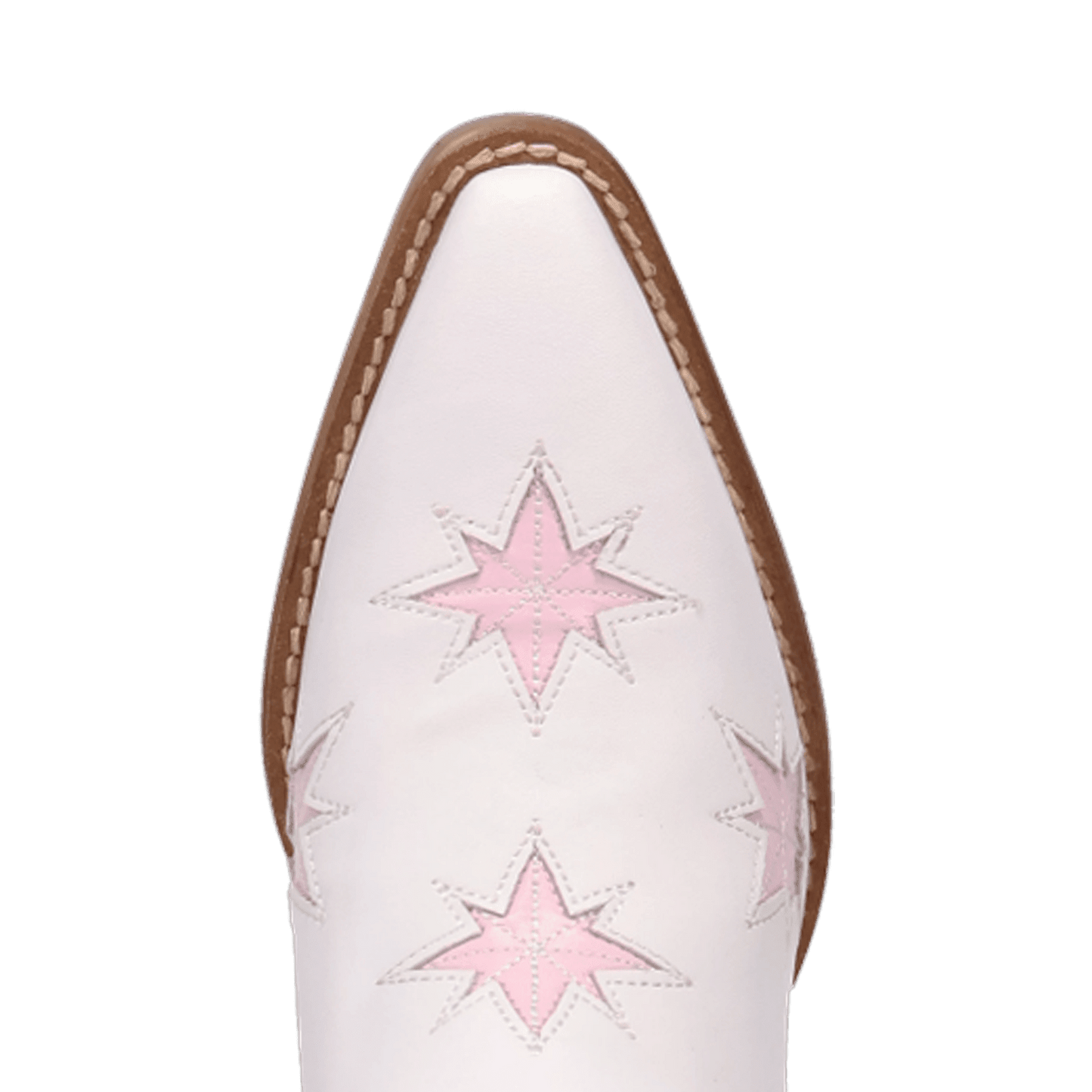 PRODUCT SHOT STARBURST LEATHER BOOT AT TOE ANGLE
