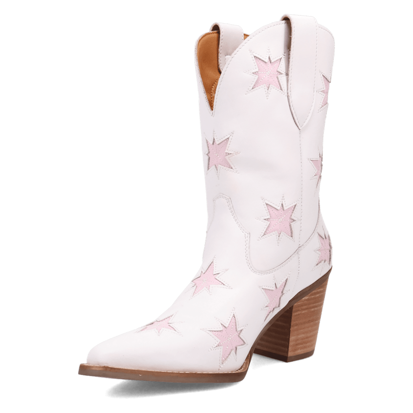 PRODUCT SHOT STARBURST LEATHER BOOT AT 225 DEGREE ANGLE