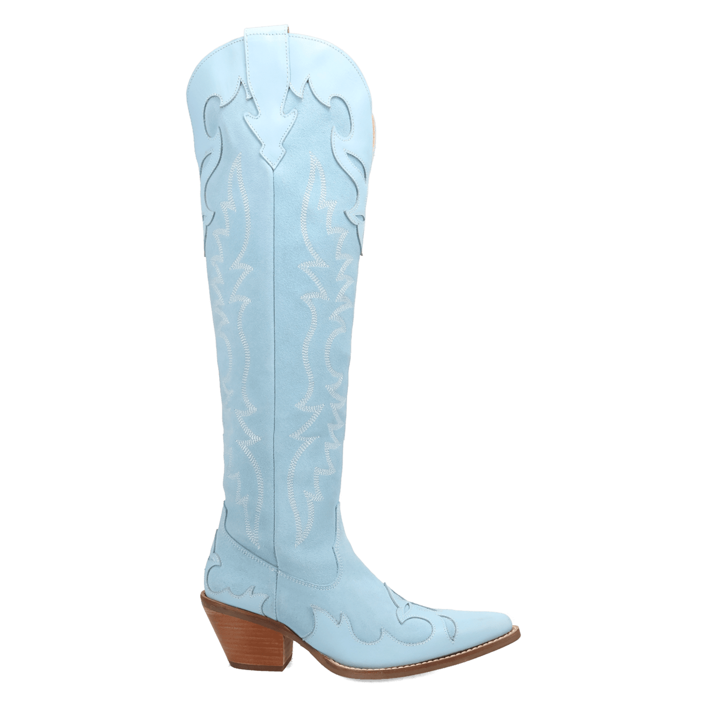 PRODUCT SHOT DRAMA QUEEN SUEDE BOOT AT 90 DEGREE INSIDE ANGLE