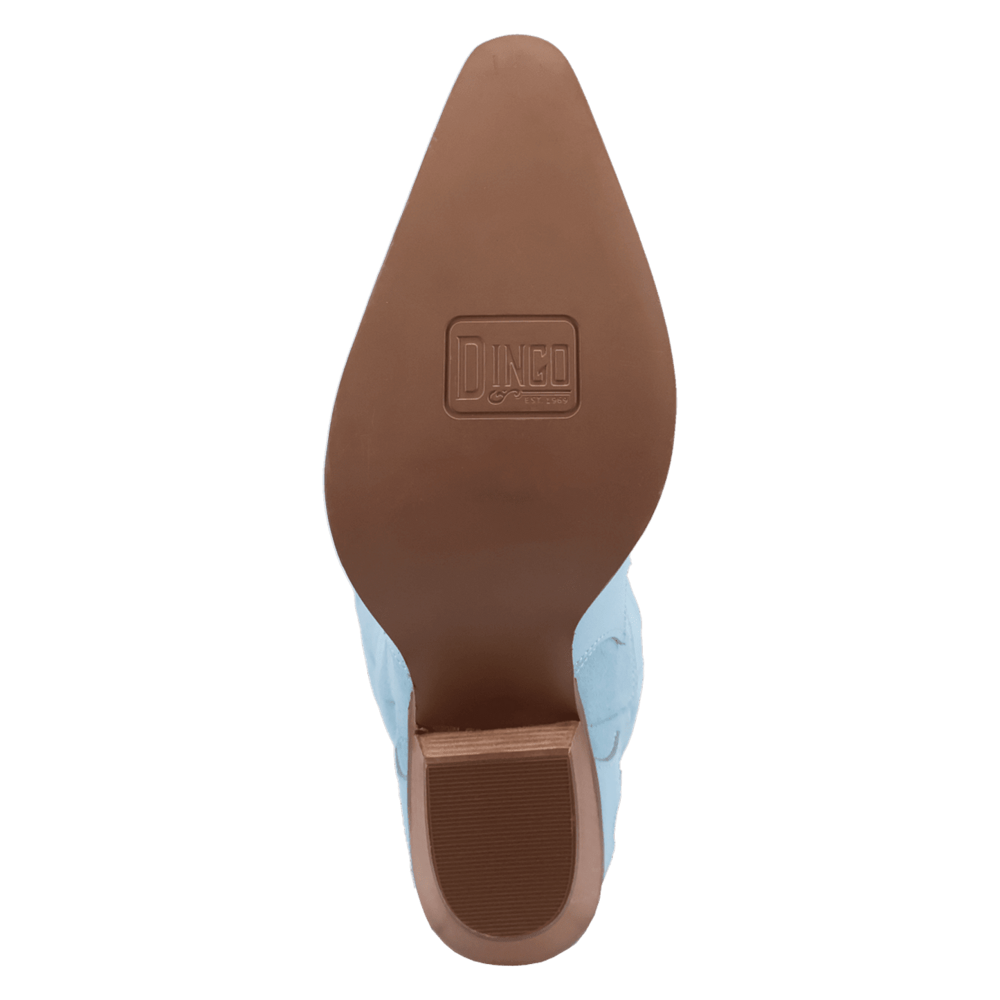PRODUCT SHOT DRAMA QUEEN SUEDE BOOT AT OUTSOLE ANGLE