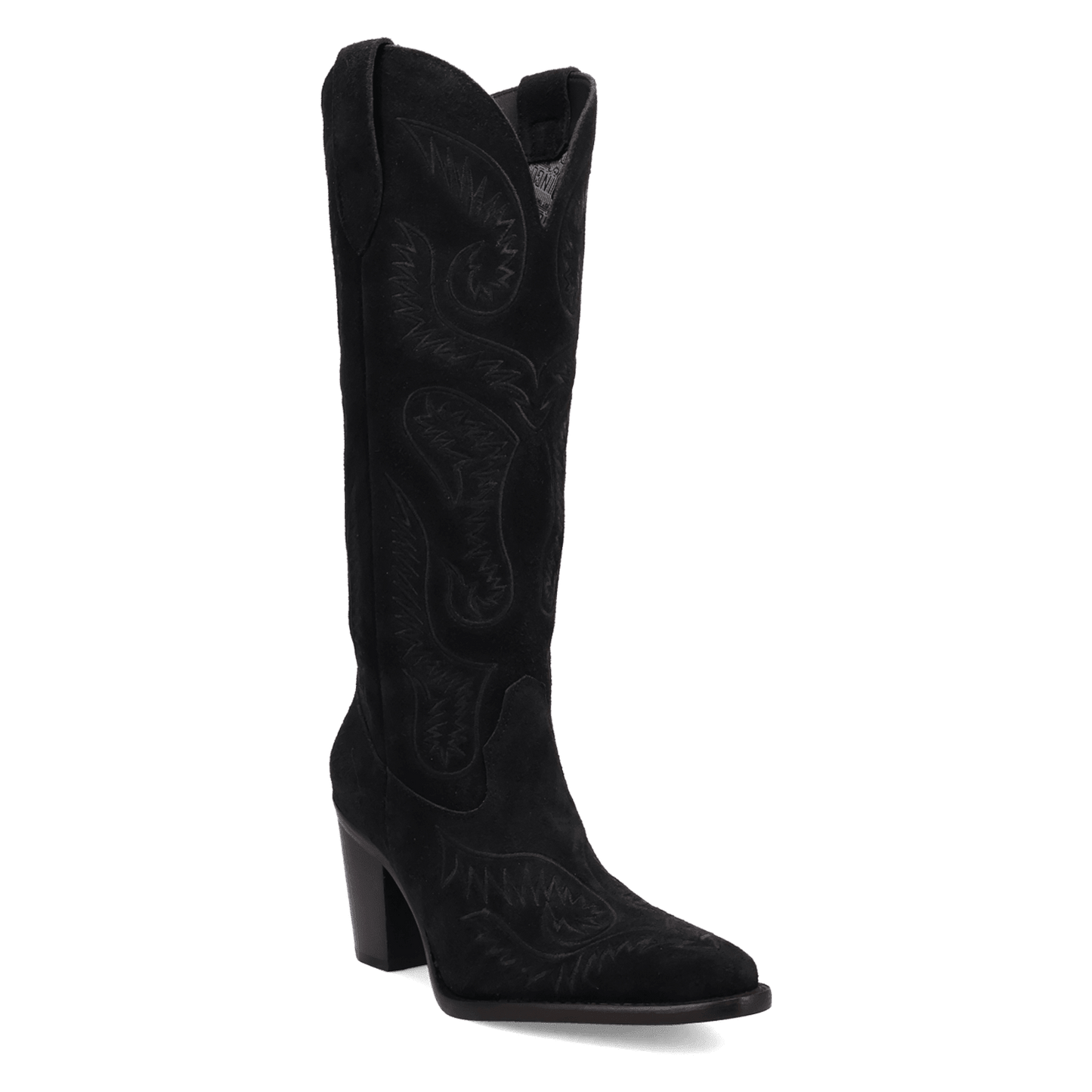PRODUCT SHOT EVITA LEATHER BOOT AT 45 DEGREE ANGLE