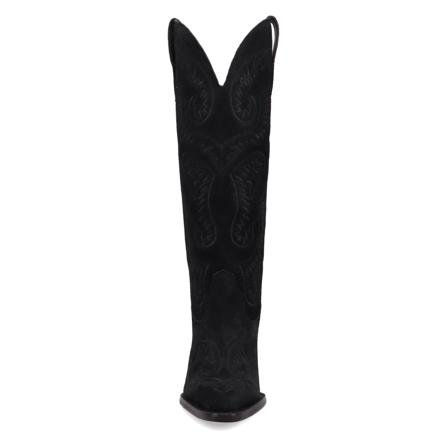 PRODUCT SHOT EVITA LEATHER BOOT AT FRONT ANGLE