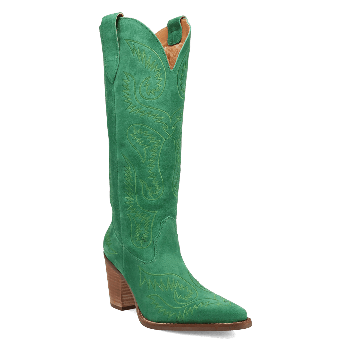 PRODUCT SHOT EVITA LEATHER BOOT AT 45 DEGREE ANGLE